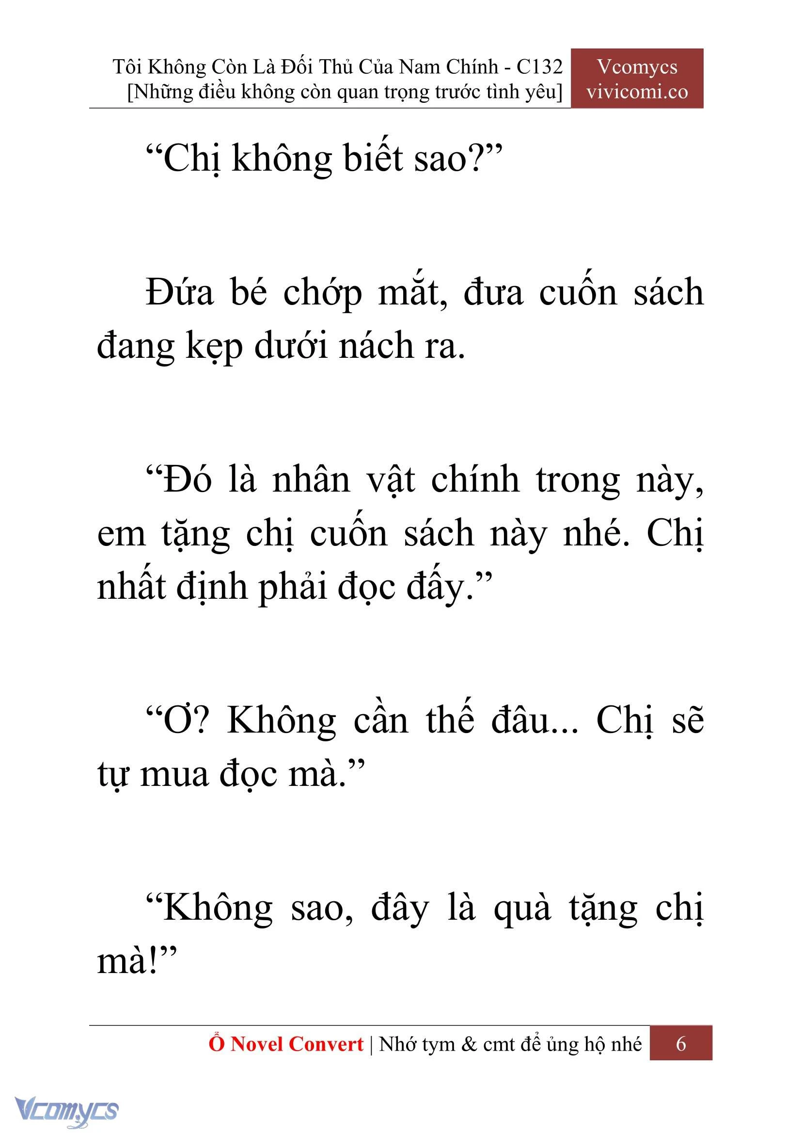 [Novel] Tôi Không Còn Là Đối Thủ Của Nam Chính Chapter  132 - 8