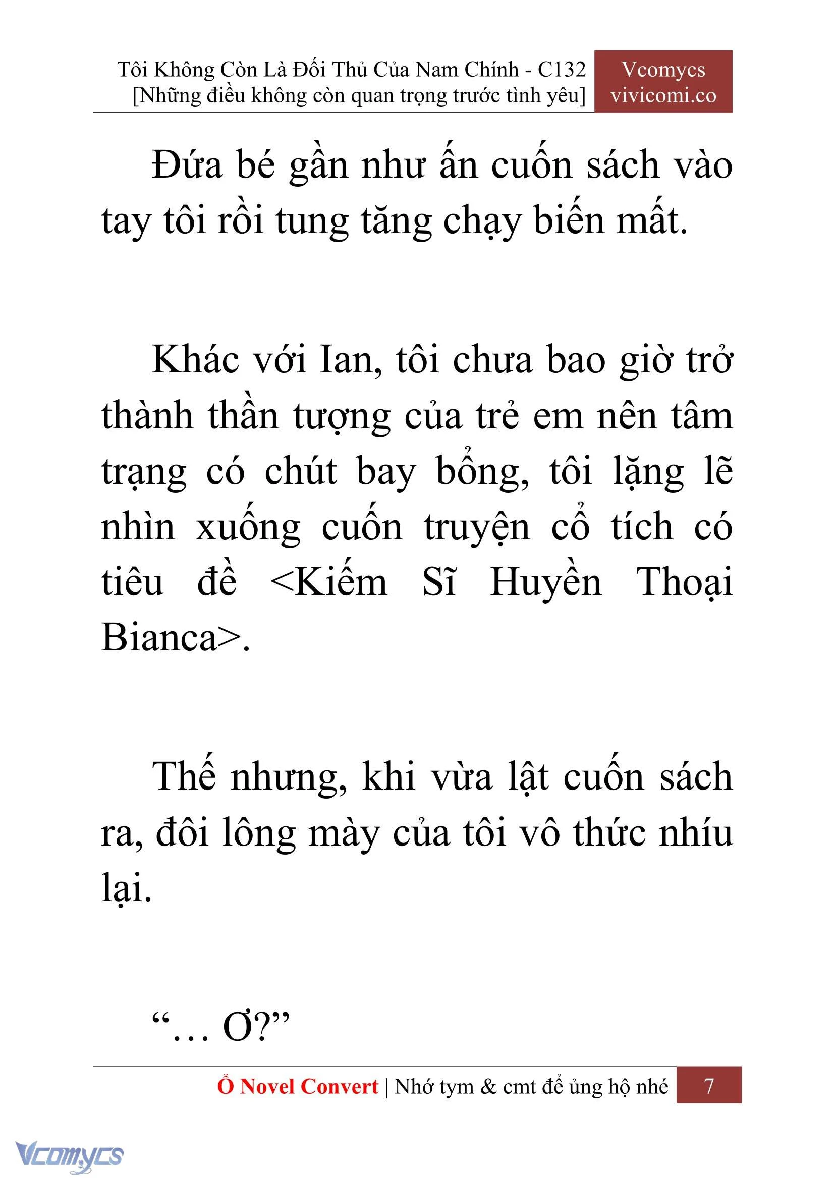 [Novel] Tôi Không Còn Là Đối Thủ Của Nam Chính Chapter  132 - 9
