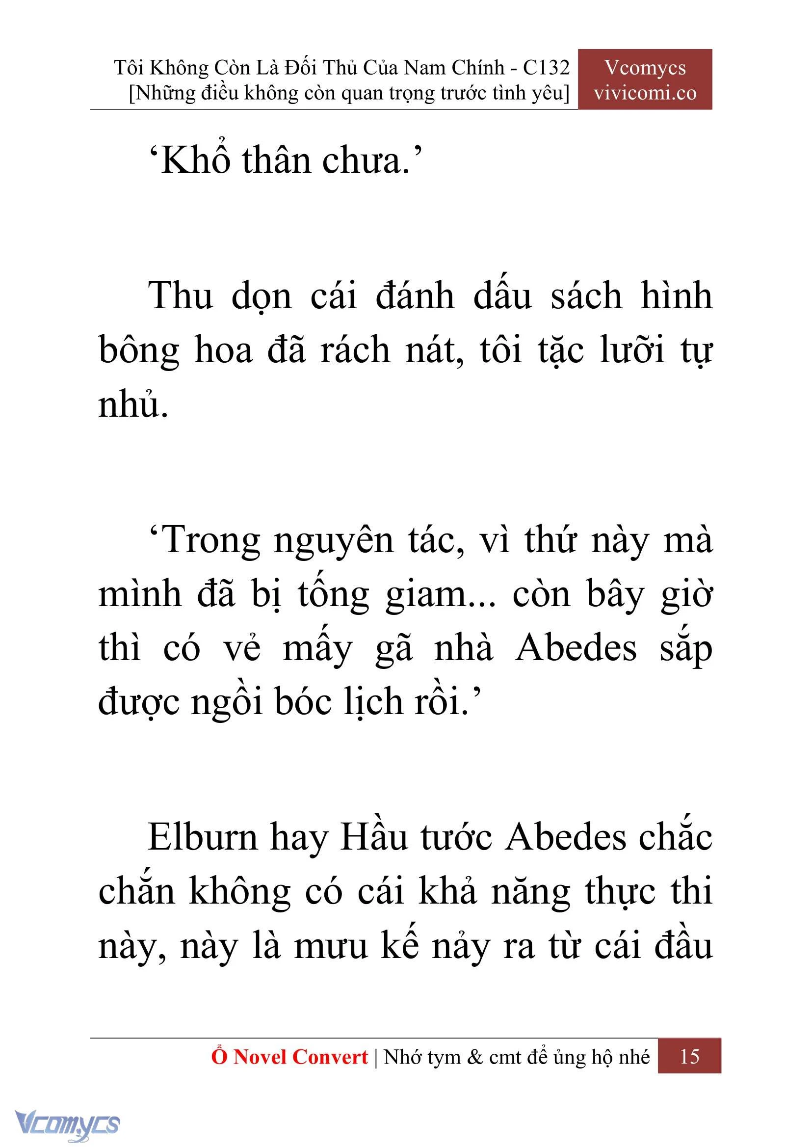 [Novel] Tôi Không Còn Là Đối Thủ Của Nam Chính Chapter  132 - 17