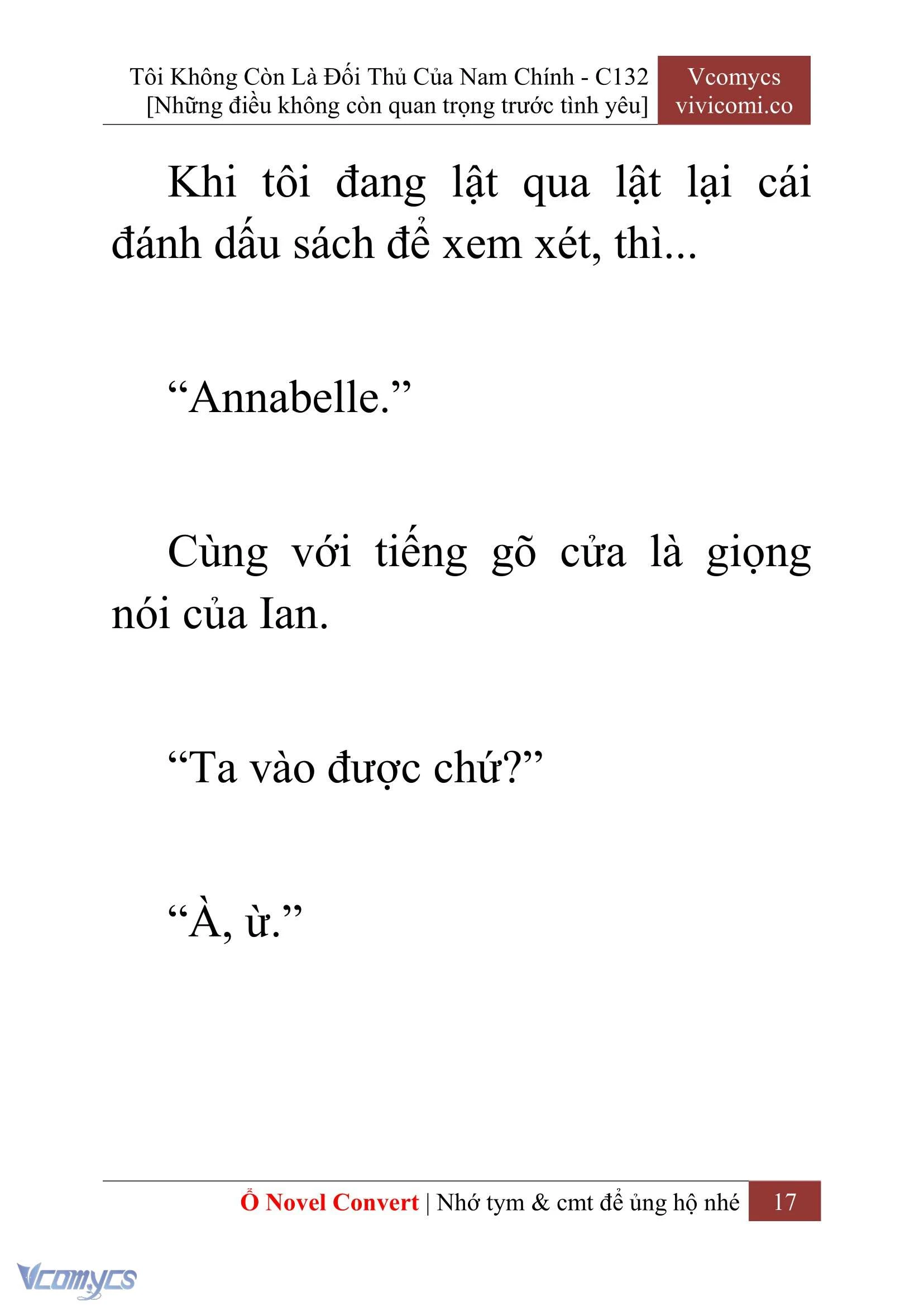 [Novel] Tôi Không Còn Là Đối Thủ Của Nam Chính Chapter  132 - 19