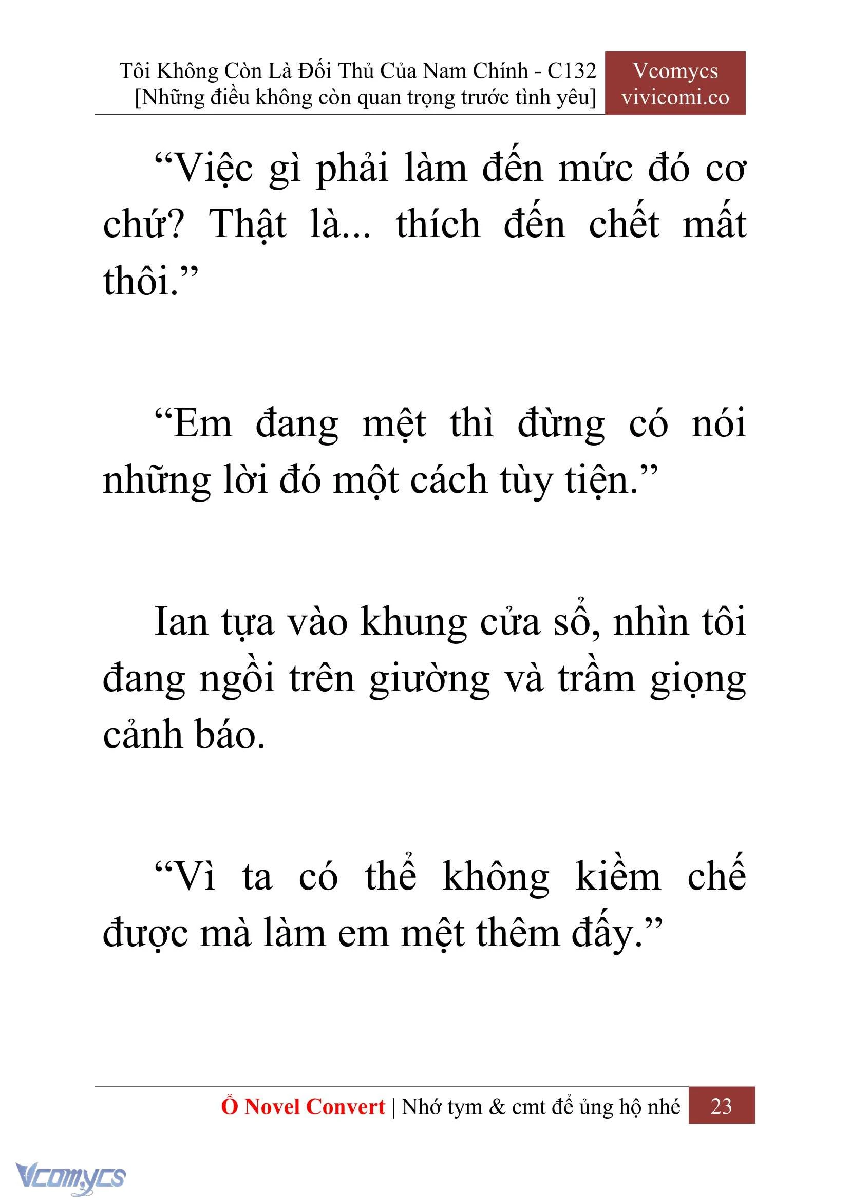 [Novel] Tôi Không Còn Là Đối Thủ Của Nam Chính Chapter  132 - 25
