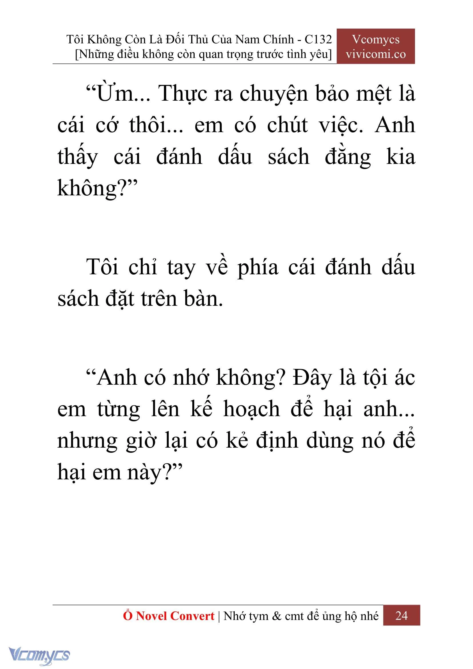 [Novel] Tôi Không Còn Là Đối Thủ Của Nam Chính Chapter  132 - 26