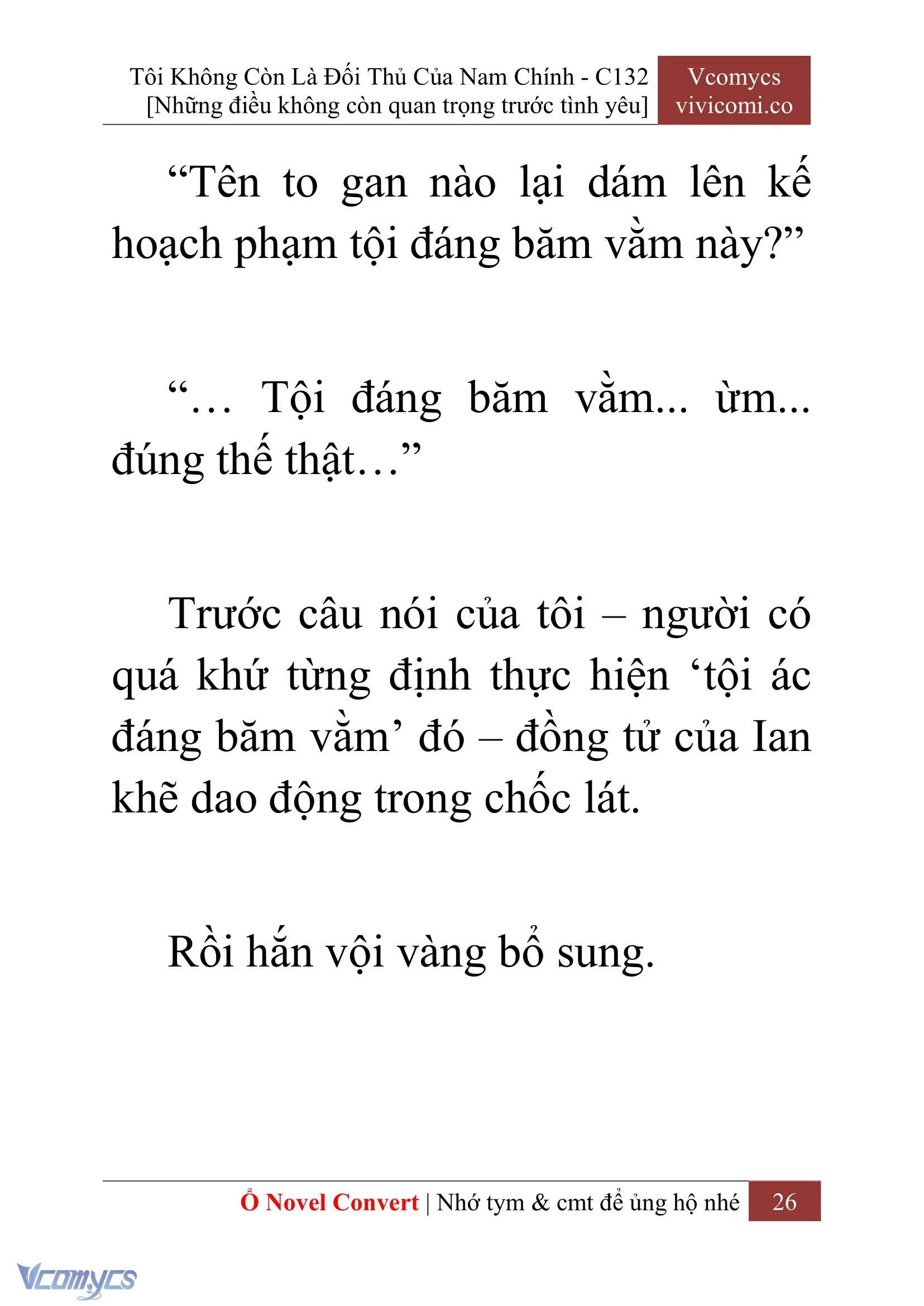 [Novel] Tôi Không Còn Là Đối Thủ Của Nam Chính Chapter  132 - 28