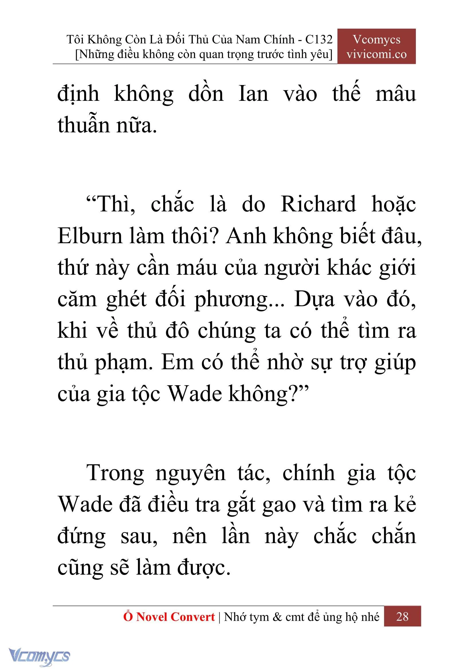 [Novel] Tôi Không Còn Là Đối Thủ Của Nam Chính Chapter  132 - 30
