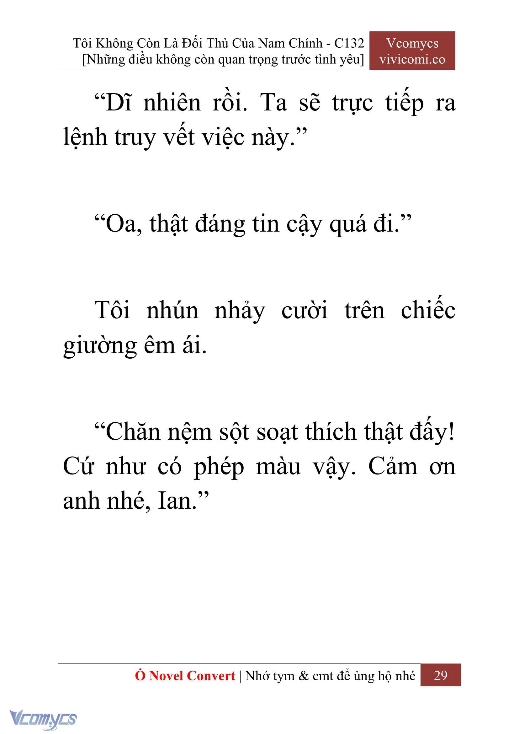 [Novel] Tôi Không Còn Là Đối Thủ Của Nam Chính Chapter  132 - 31