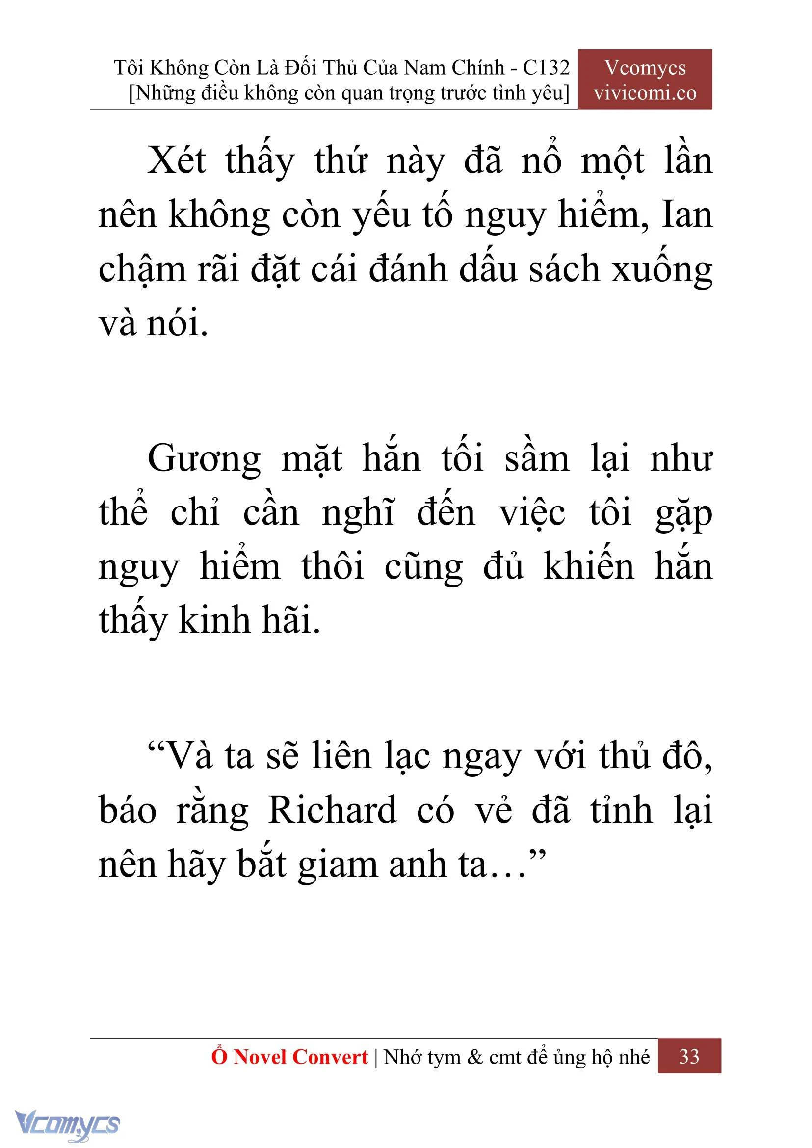 [Novel] Tôi Không Còn Là Đối Thủ Của Nam Chính Chapter  132 - 35