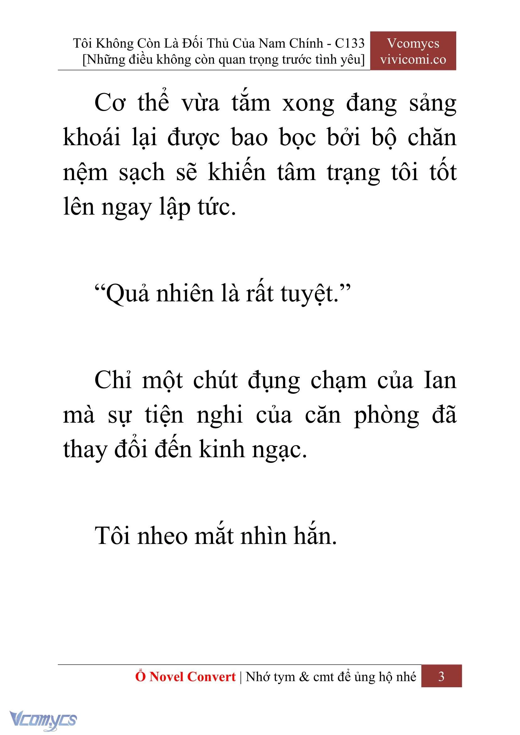 [Novel] Tôi Không Còn Là Đối Thủ Của Nam Chính Chapter  133 - 5