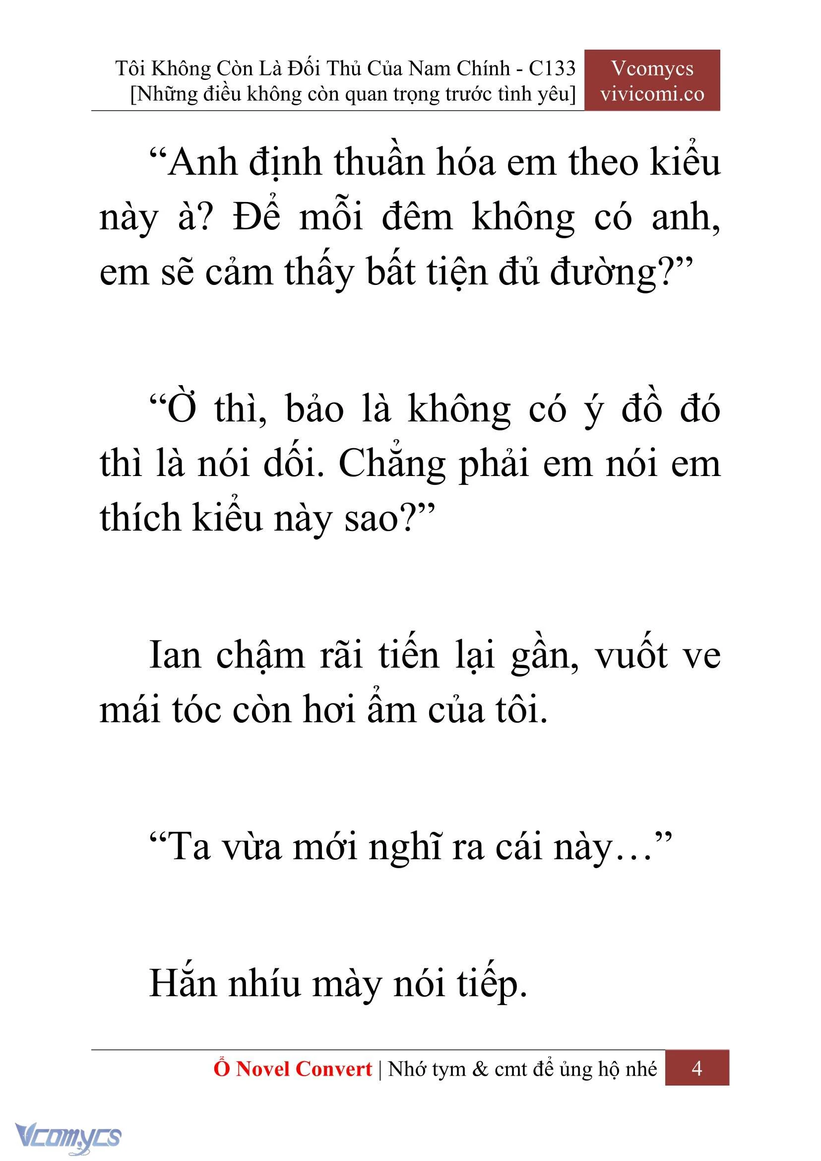 [Novel] Tôi Không Còn Là Đối Thủ Của Nam Chính Chapter  133 - 6