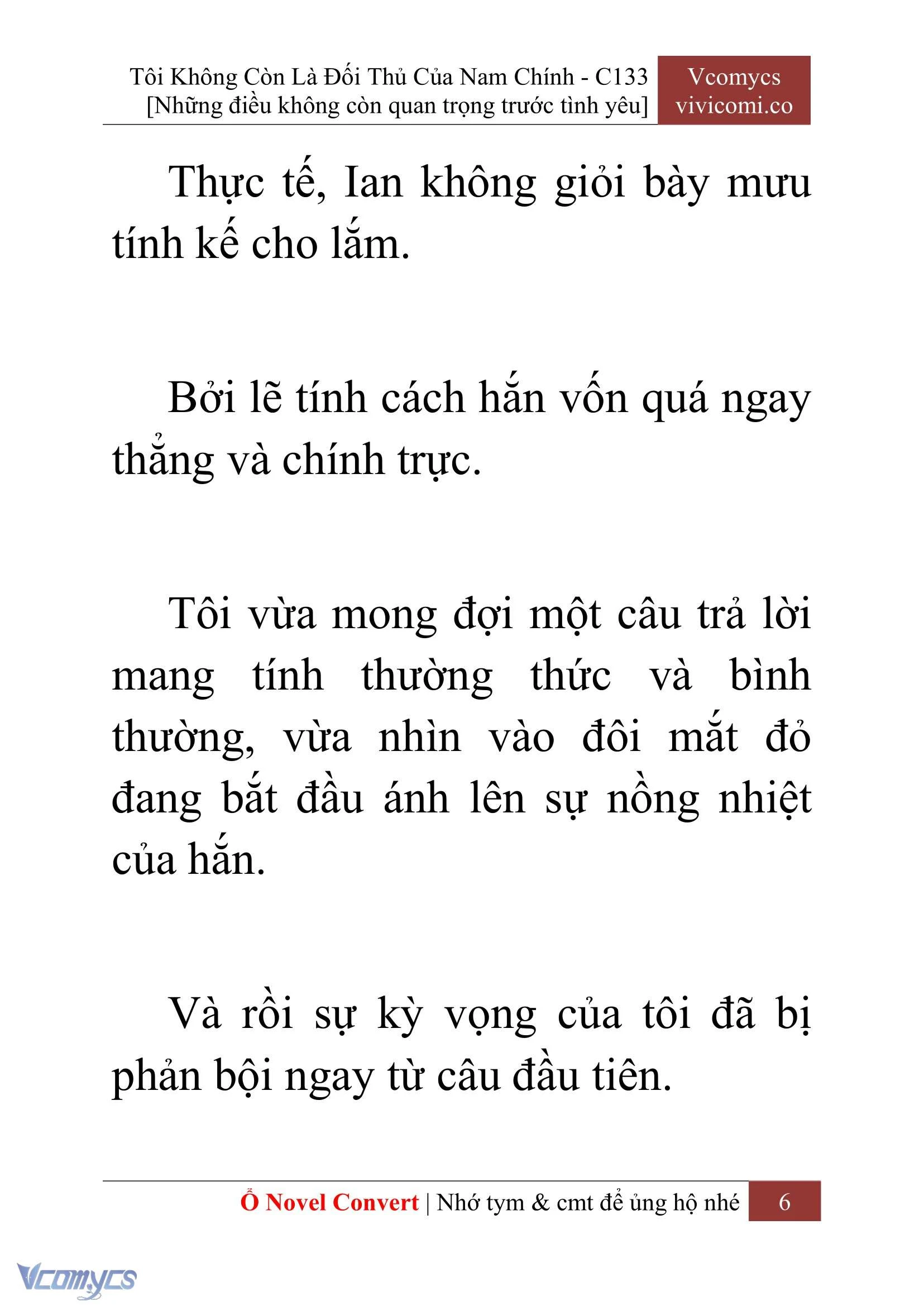 [Novel] Tôi Không Còn Là Đối Thủ Của Nam Chính Chapter  133 - 8