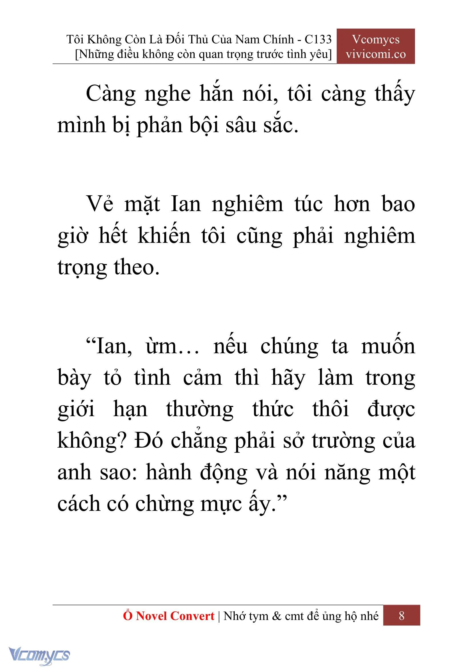 [Novel] Tôi Không Còn Là Đối Thủ Của Nam Chính Chapter  133 - 10