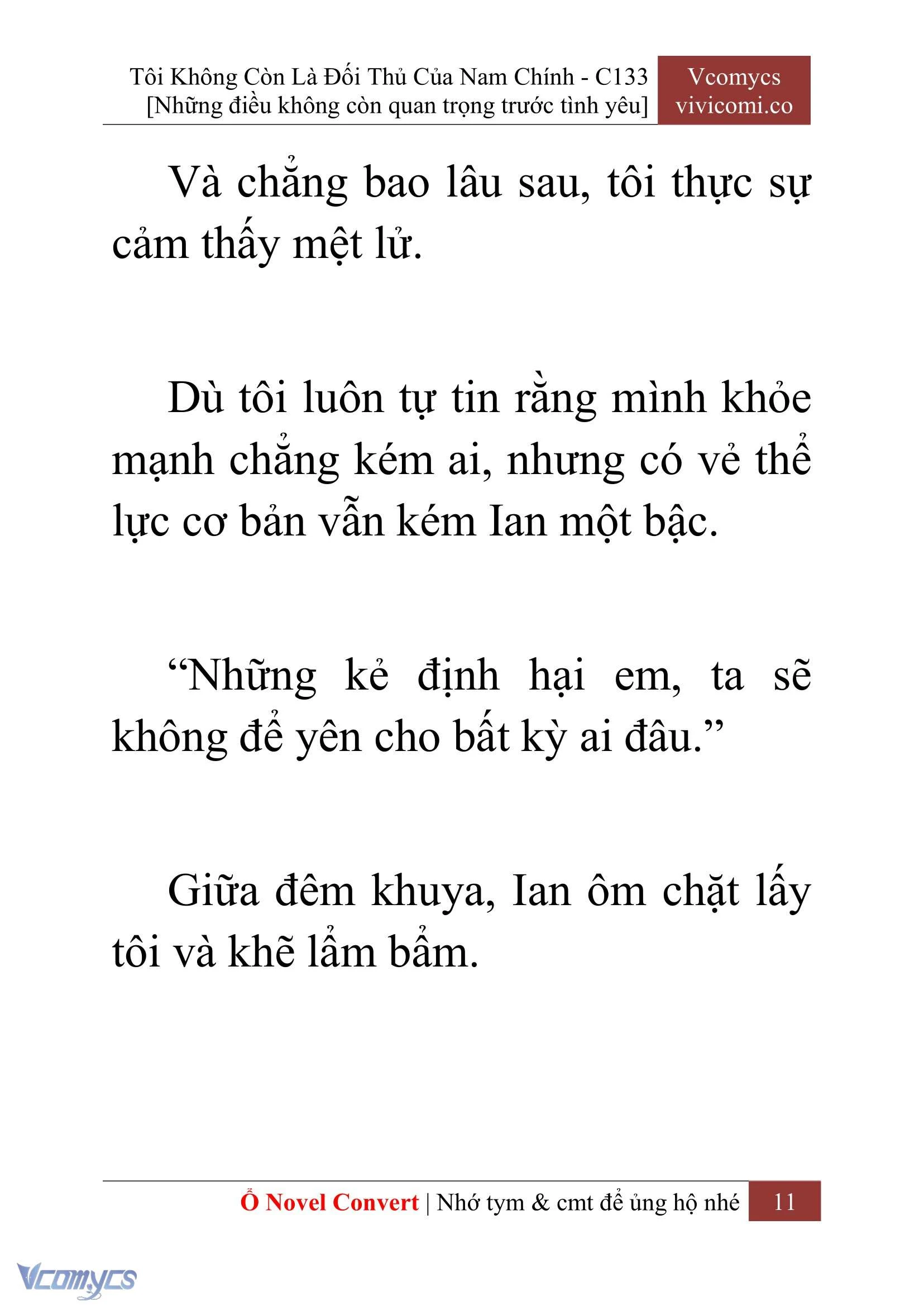 [Novel] Tôi Không Còn Là Đối Thủ Của Nam Chính Chapter  133 - 13