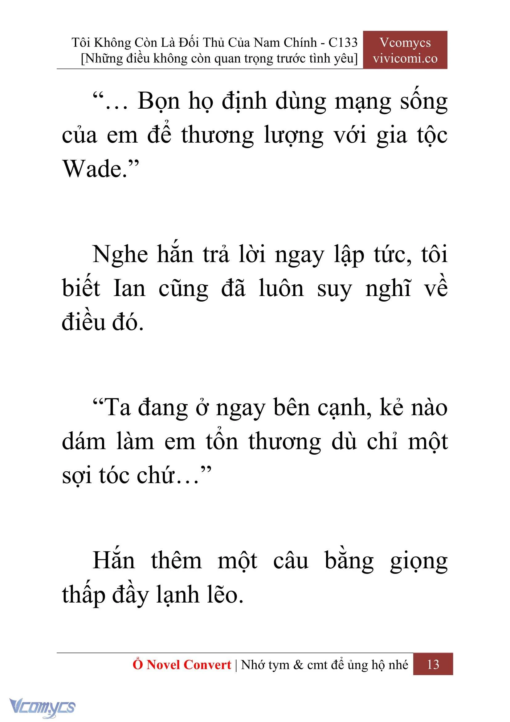 [Novel] Tôi Không Còn Là Đối Thủ Của Nam Chính Chapter  133 - 15