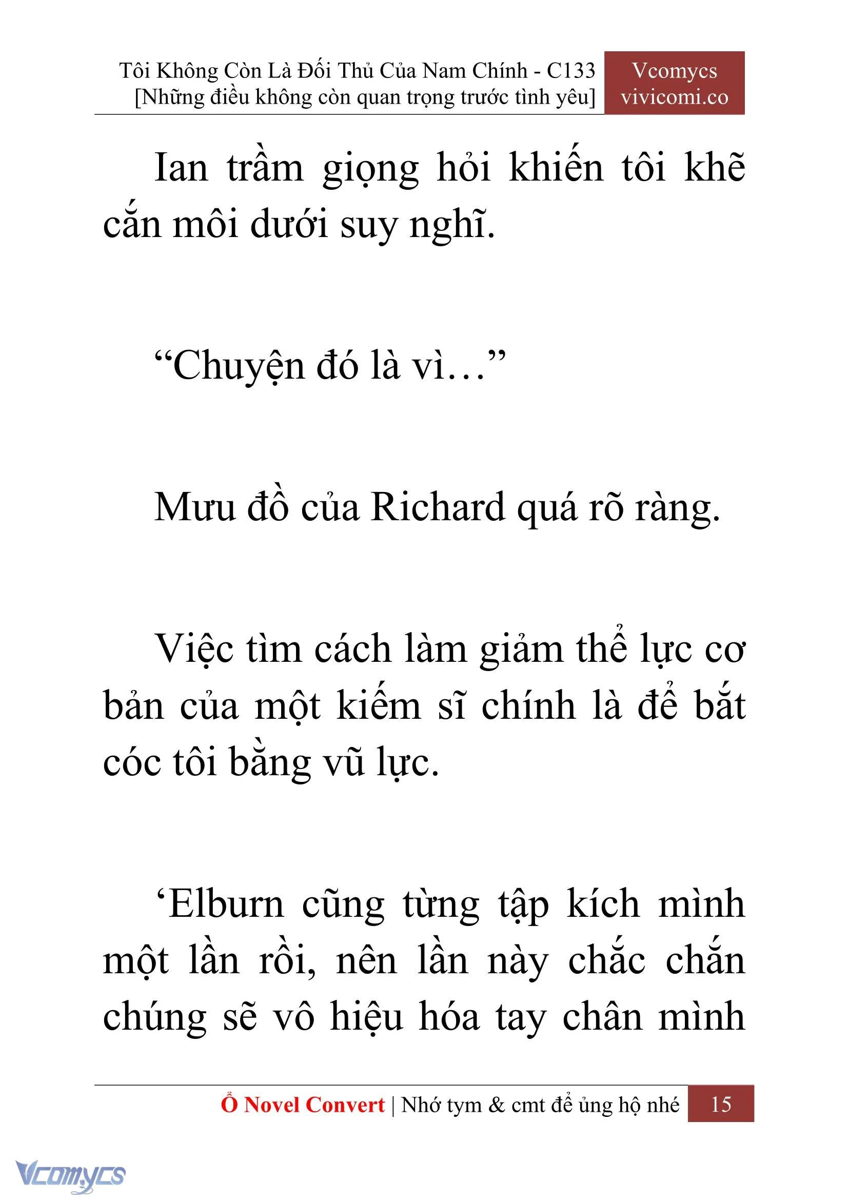 [Novel] Tôi Không Còn Là Đối Thủ Của Nam Chính Chapter  133 - 17