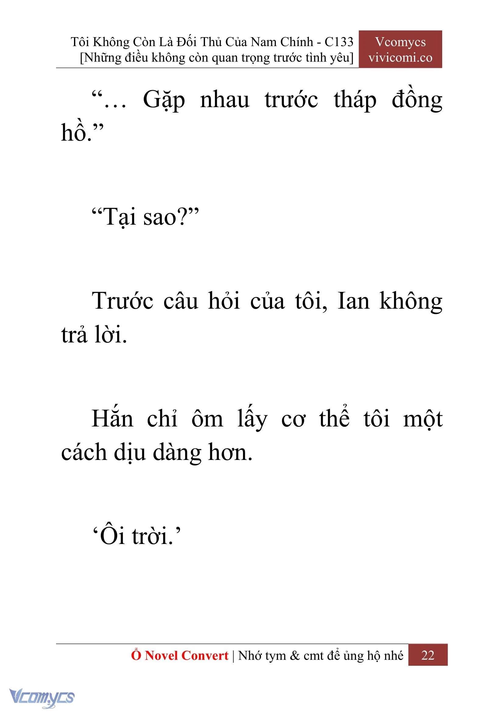 [Novel] Tôi Không Còn Là Đối Thủ Của Nam Chính Chapter  133 - 24