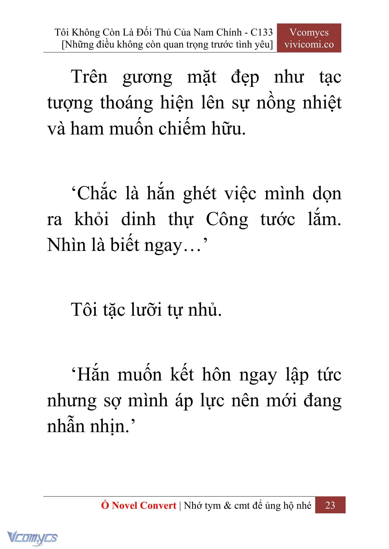 [Novel] Tôi Không Còn Là Đối Thủ Của Nam Chính Chapter  133 - 25