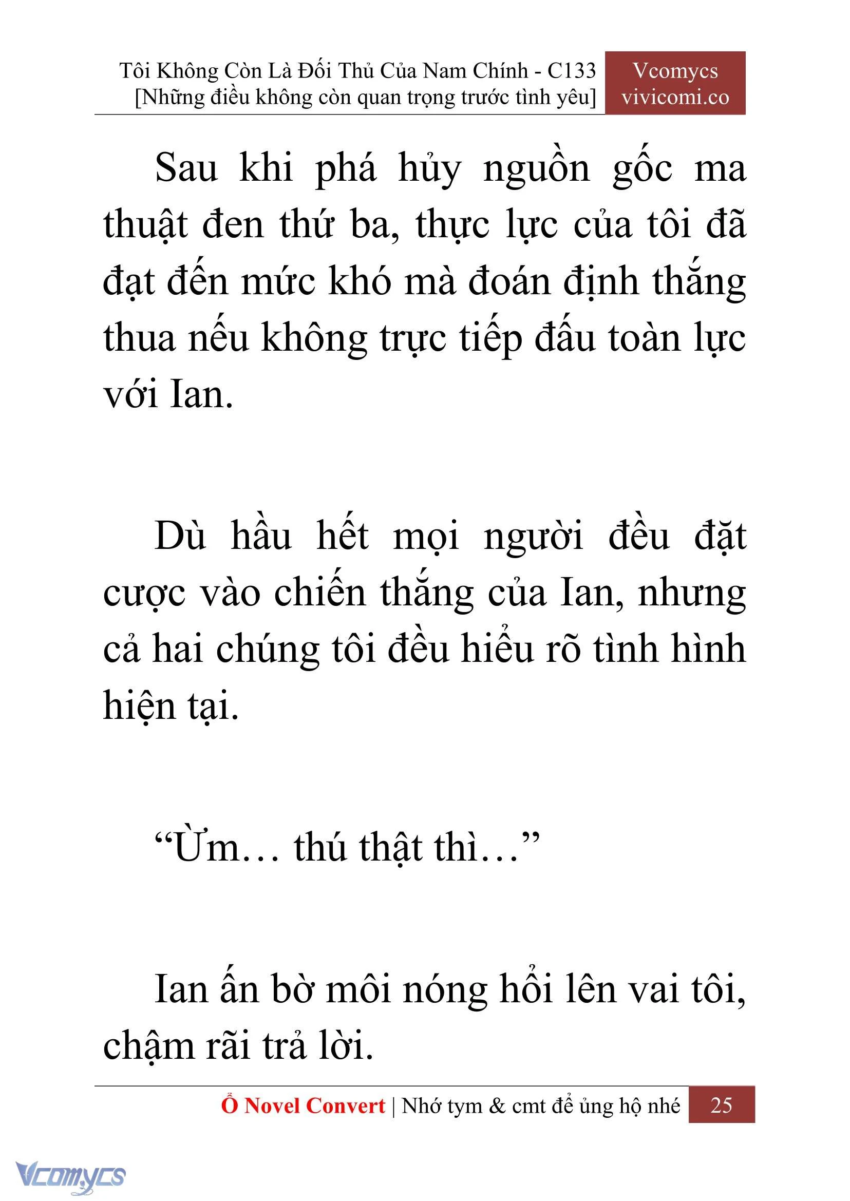 [Novel] Tôi Không Còn Là Đối Thủ Của Nam Chính Chapter  133 - 27