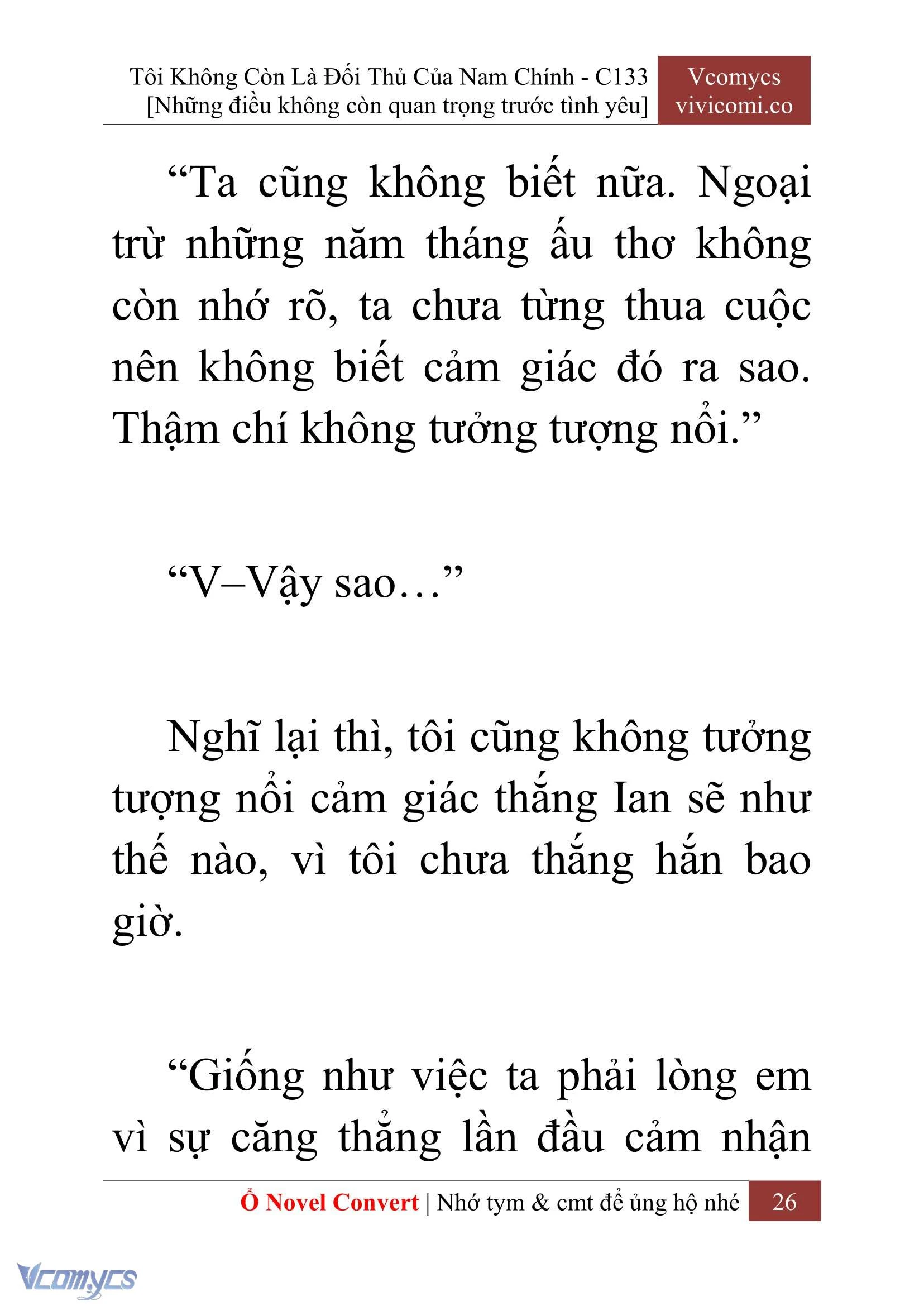 [Novel] Tôi Không Còn Là Đối Thủ Của Nam Chính Chapter  133 - 28