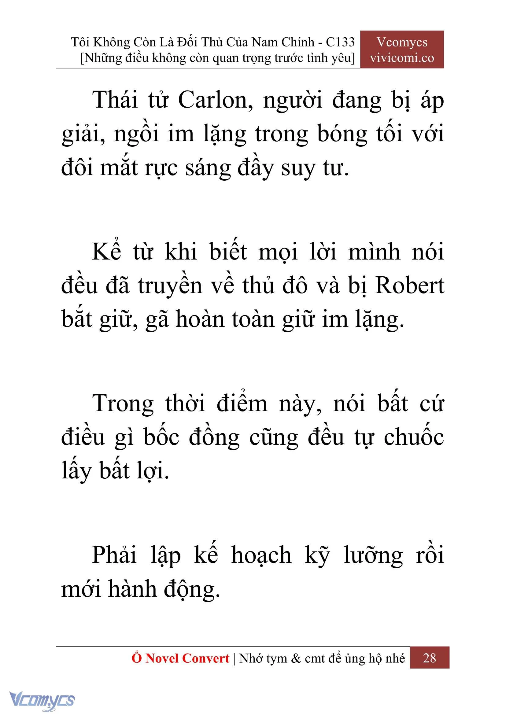 [Novel] Tôi Không Còn Là Đối Thủ Của Nam Chính Chapter  133 - 30
