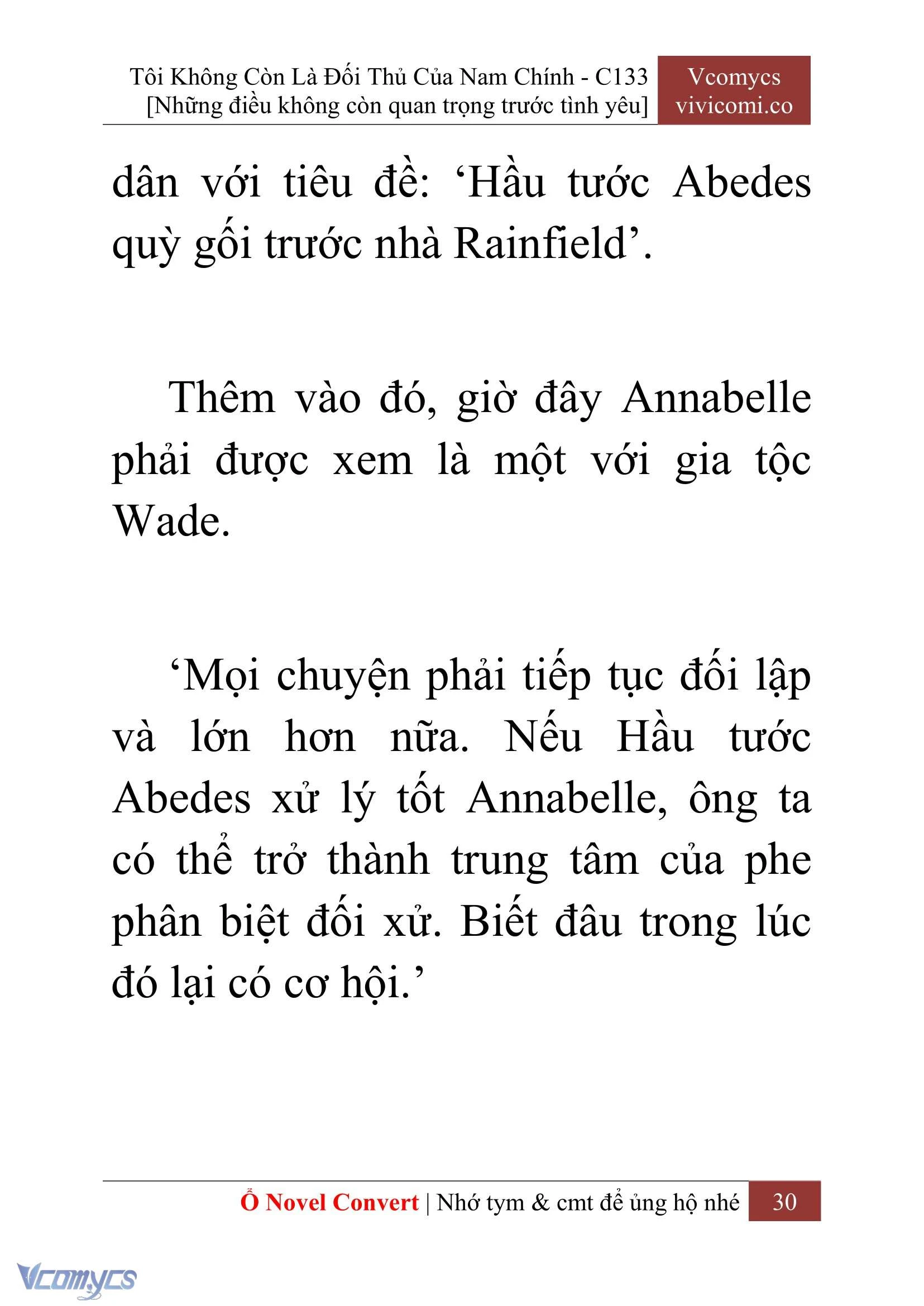[Novel] Tôi Không Còn Là Đối Thủ Của Nam Chính Chapter  133 - 32