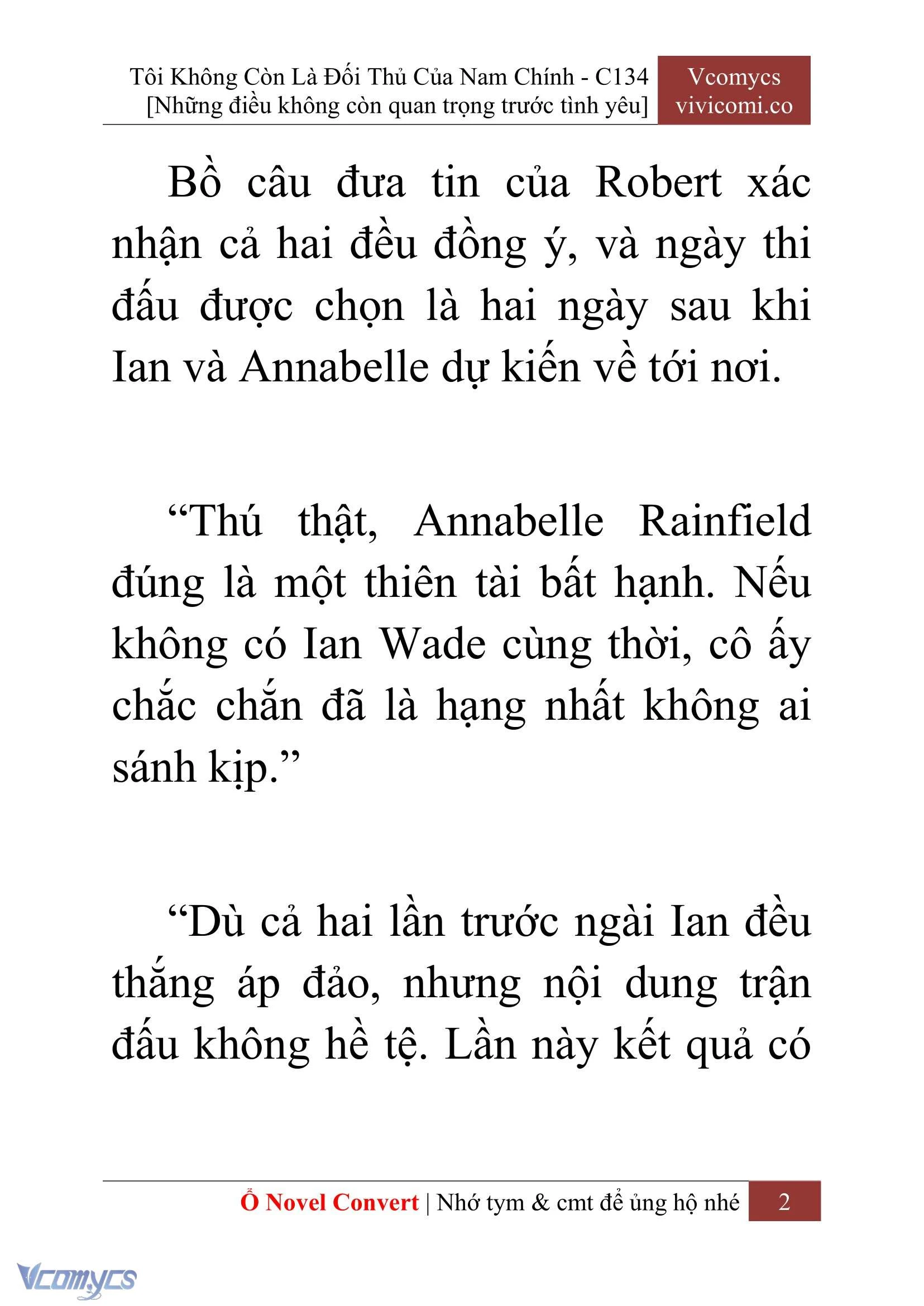 [Novel] Tôi Không Còn Là Đối Thủ Của Nam Chính Chapter  134 - 4