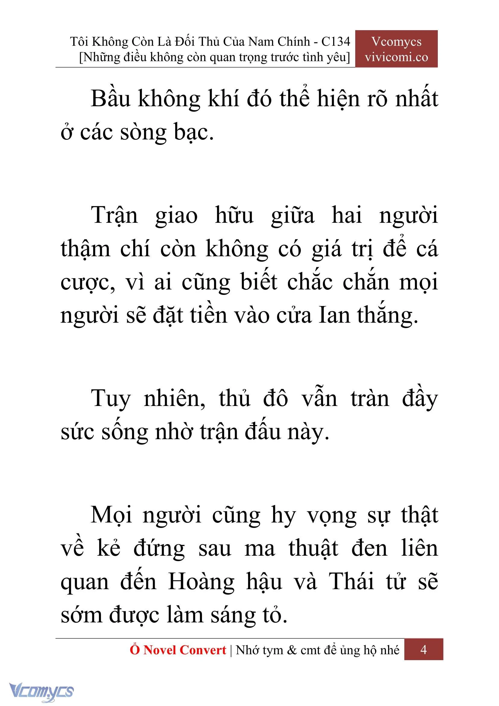 [Novel] Tôi Không Còn Là Đối Thủ Của Nam Chính Chapter  134 - 6