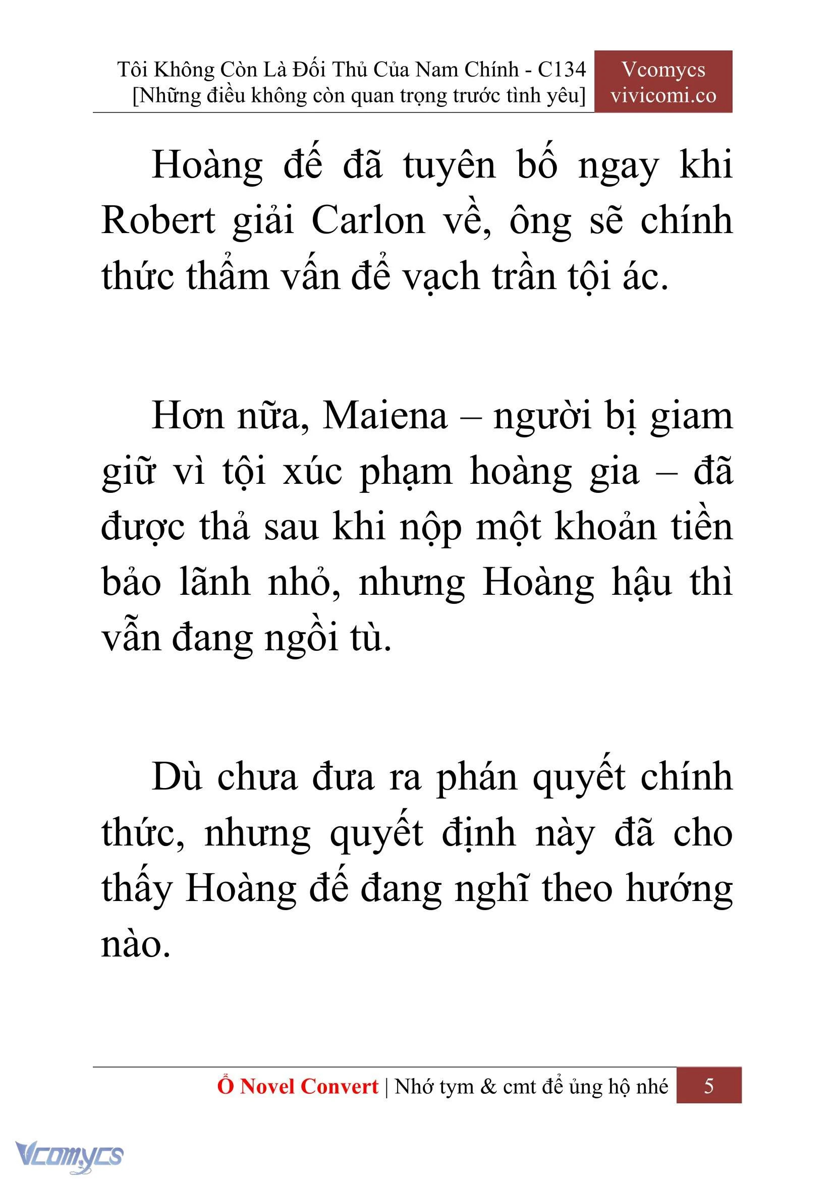 [Novel] Tôi Không Còn Là Đối Thủ Của Nam Chính Chapter  134 - 7