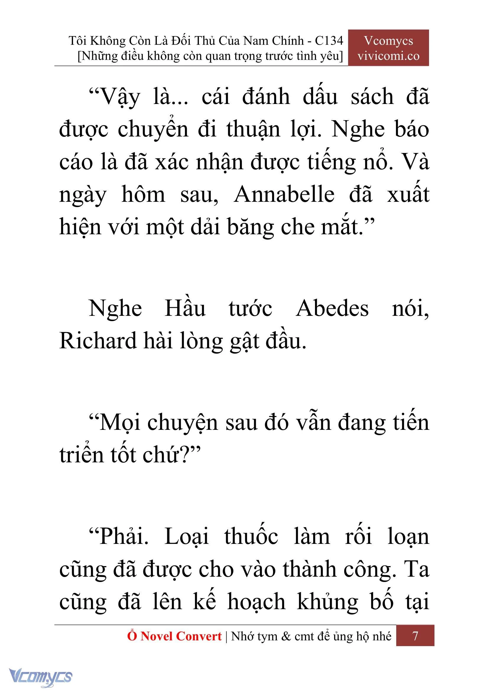 [Novel] Tôi Không Còn Là Đối Thủ Của Nam Chính Chapter  134 - 9