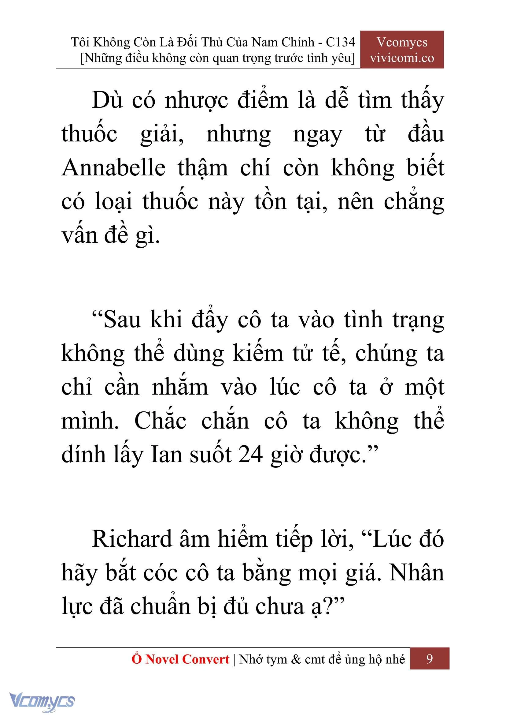 [Novel] Tôi Không Còn Là Đối Thủ Của Nam Chính Chapter  134 - 11