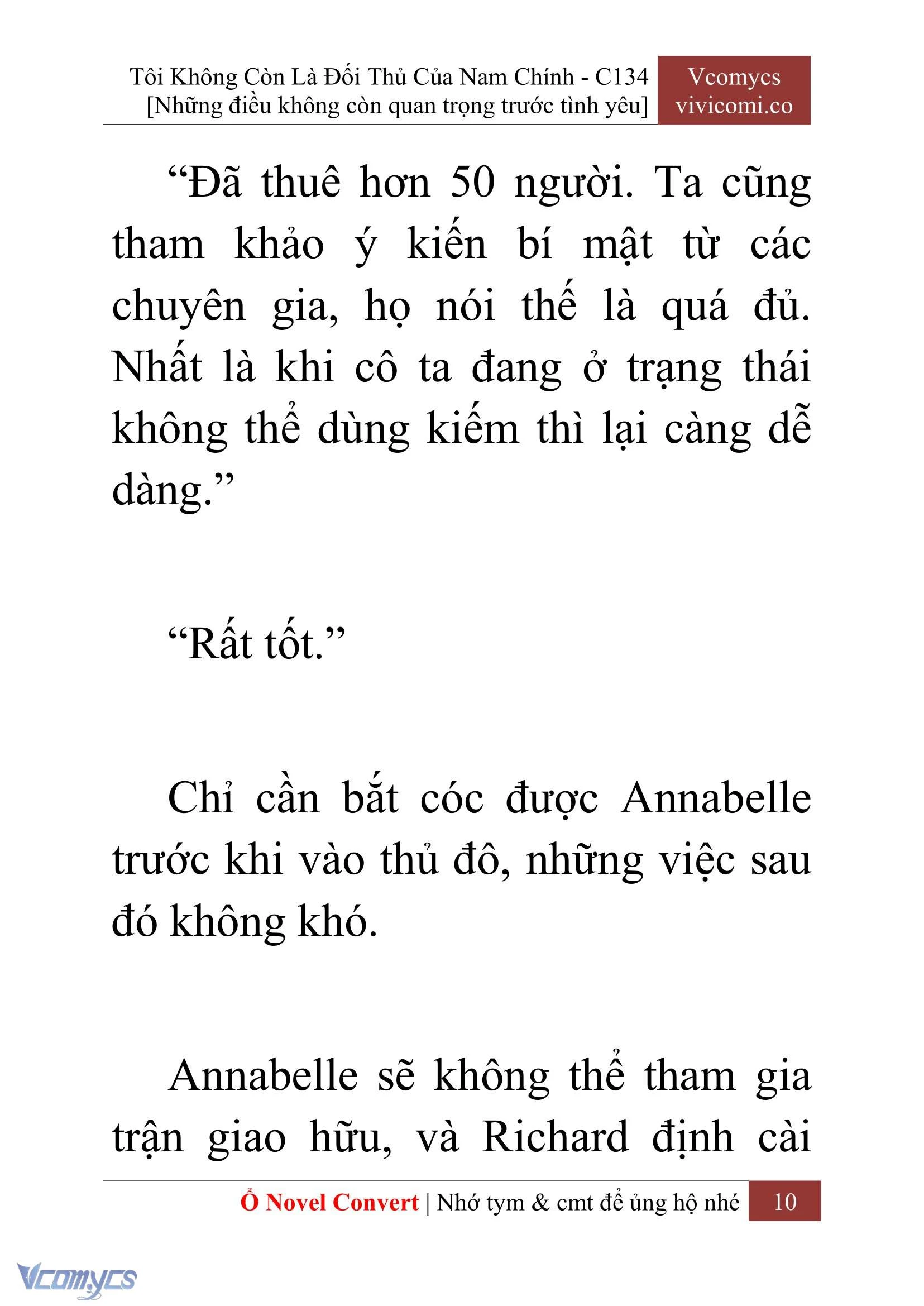 [Novel] Tôi Không Còn Là Đối Thủ Của Nam Chính Chapter  134 - 12