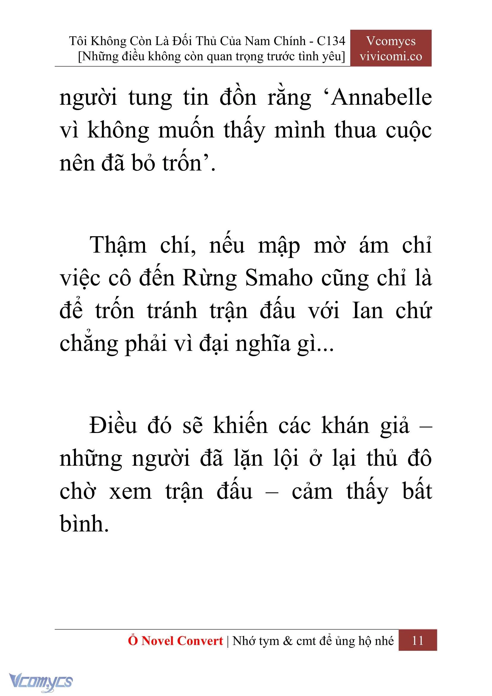 [Novel] Tôi Không Còn Là Đối Thủ Của Nam Chính Chapter  134 - 13