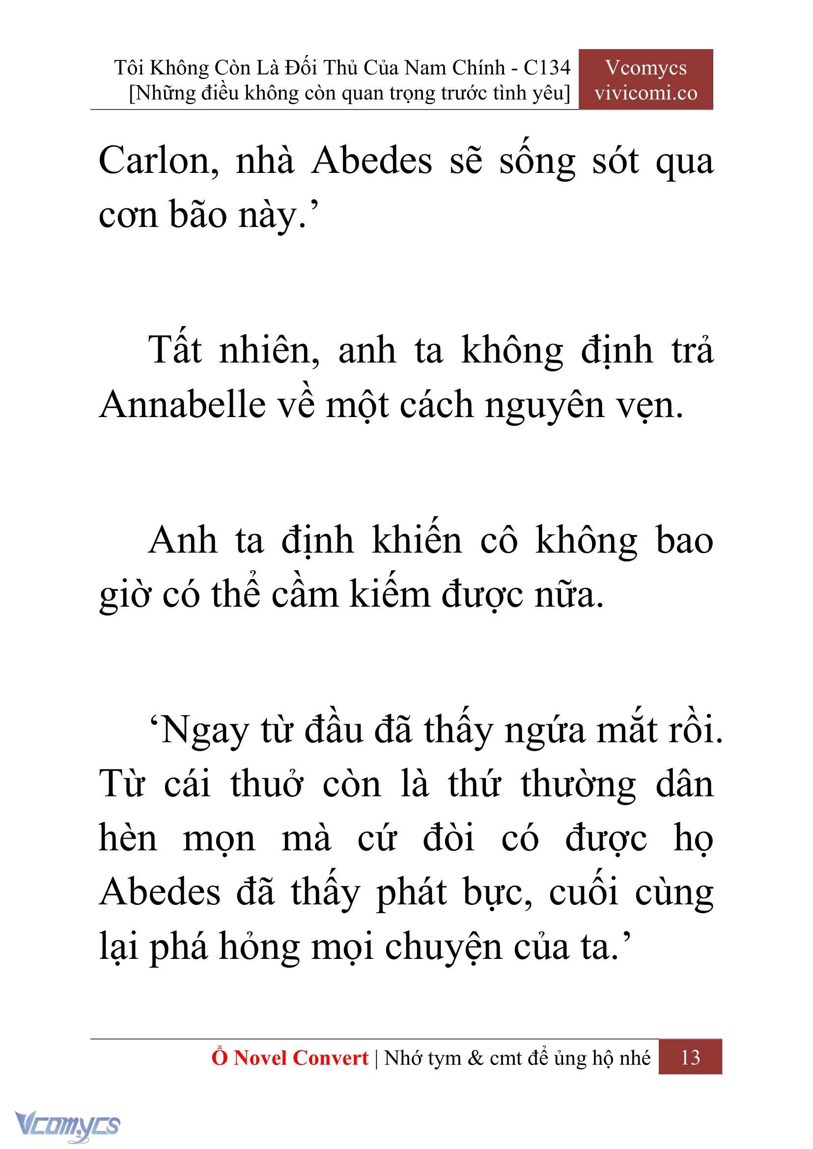 [Novel] Tôi Không Còn Là Đối Thủ Của Nam Chính Chapter  134 - 15