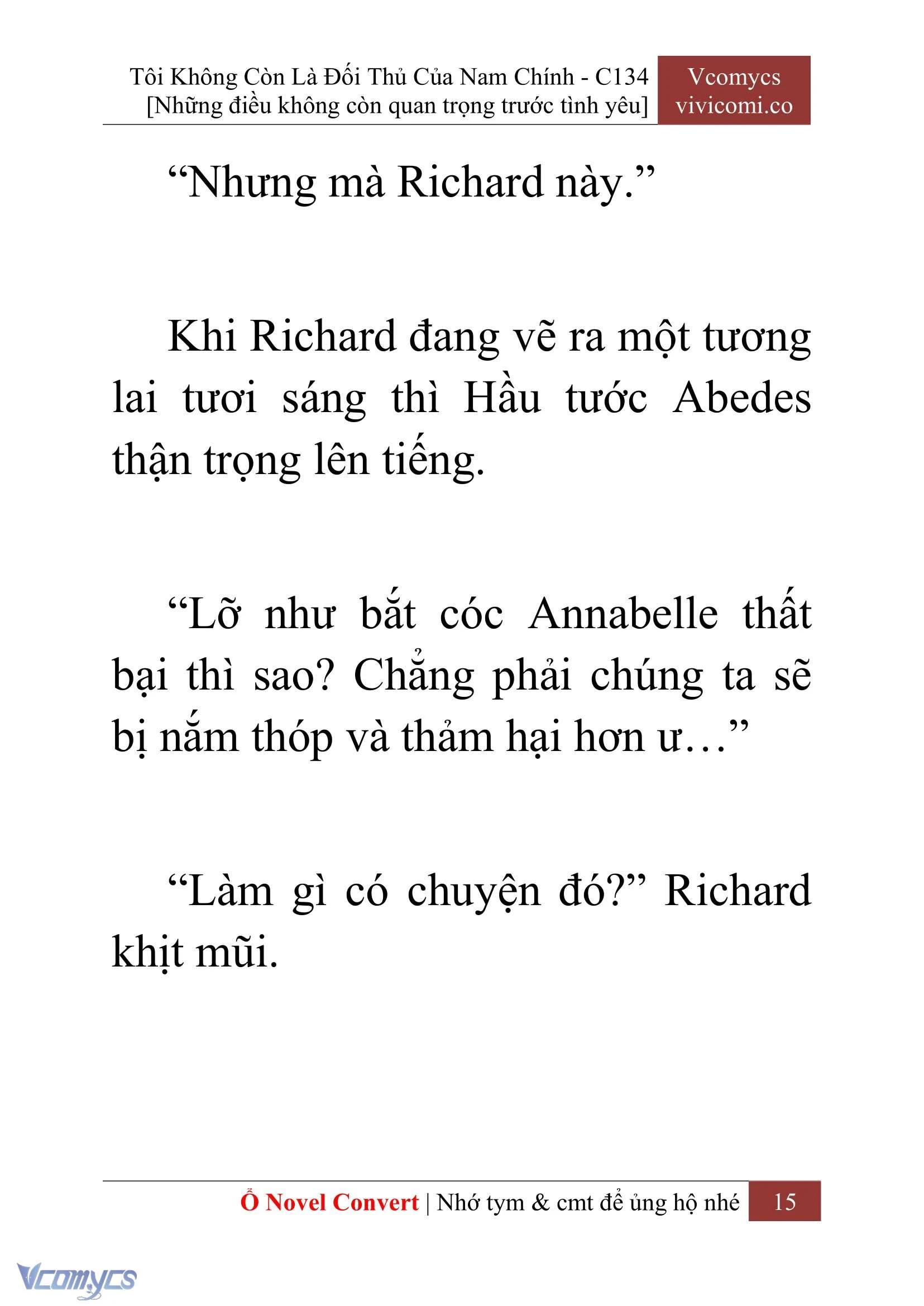 [Novel] Tôi Không Còn Là Đối Thủ Của Nam Chính Chapter  134 - 17