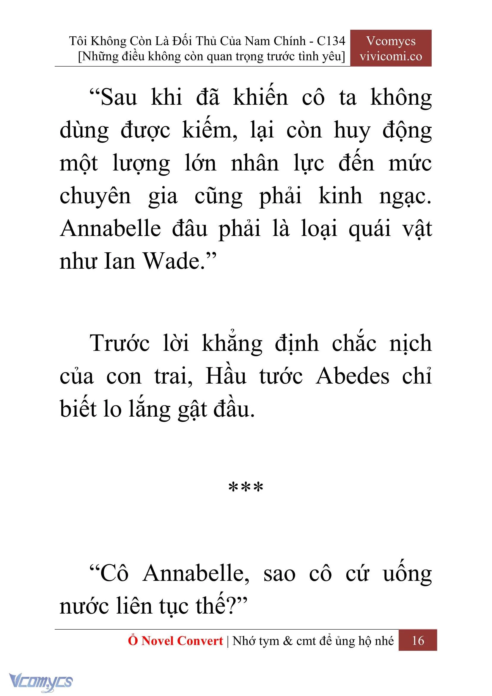 [Novel] Tôi Không Còn Là Đối Thủ Của Nam Chính Chapter  134 - 18