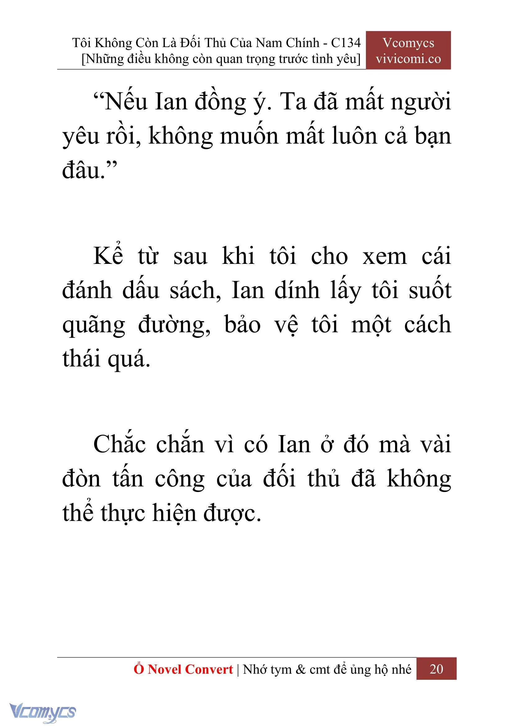 [Novel] Tôi Không Còn Là Đối Thủ Của Nam Chính Chapter  134 - 22
