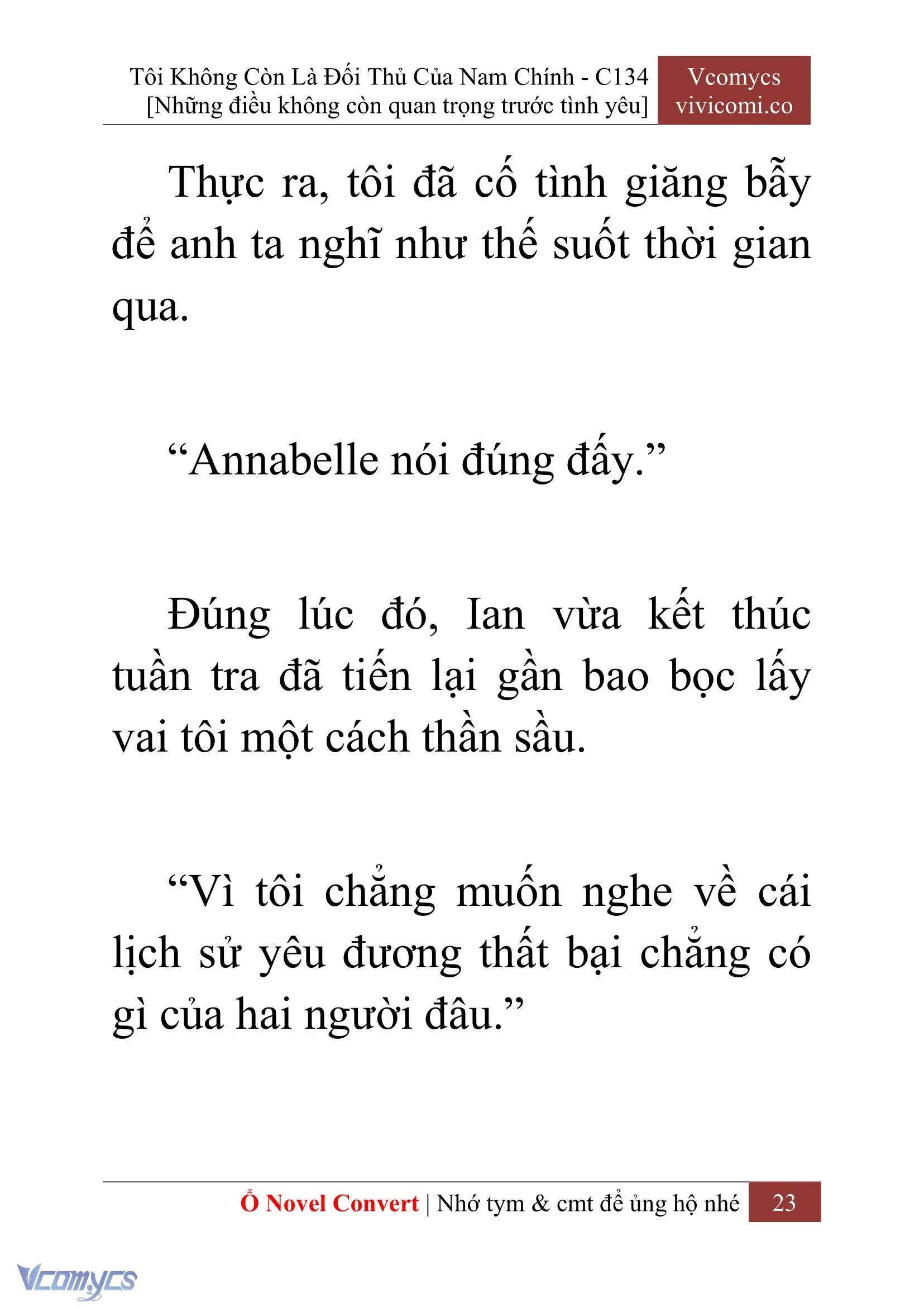 [Novel] Tôi Không Còn Là Đối Thủ Của Nam Chính Chapter  134 - 25