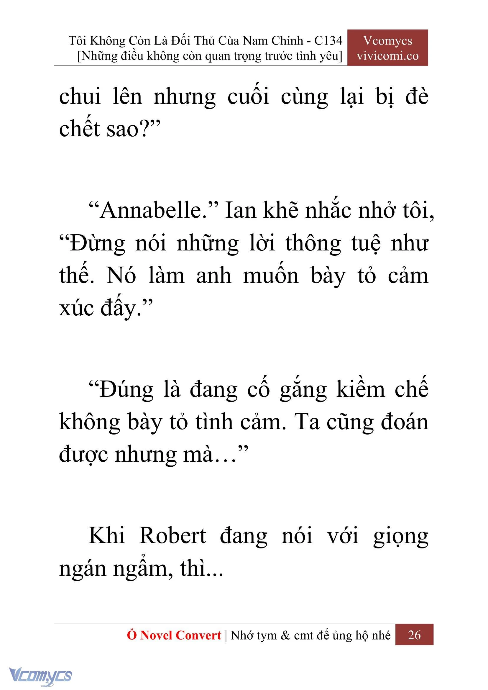 [Novel] Tôi Không Còn Là Đối Thủ Của Nam Chính Chapter  134 - 28