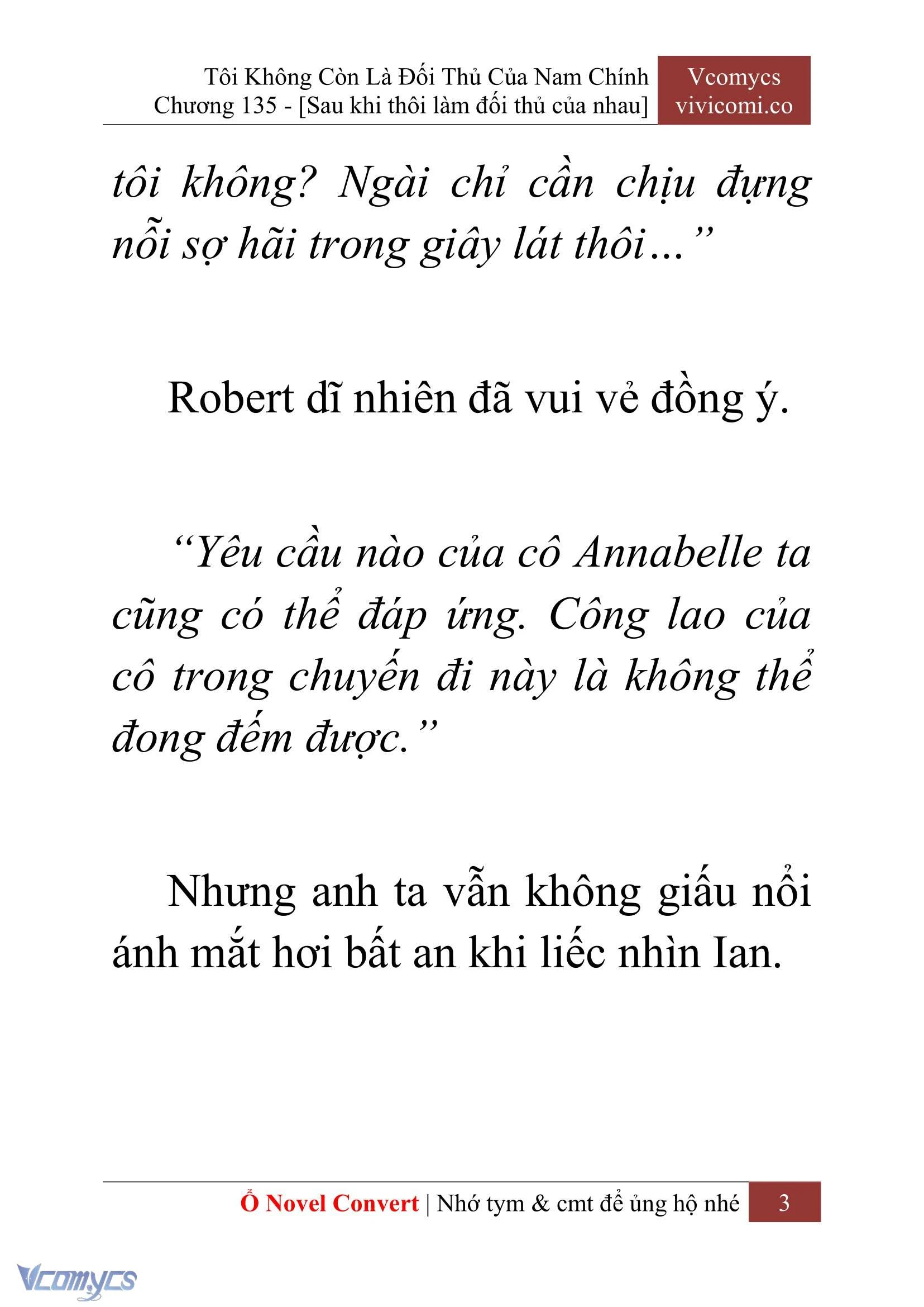 [Novel] Tôi Không Còn Là Đối Thủ Của Nam Chính Chapter  135 - 5