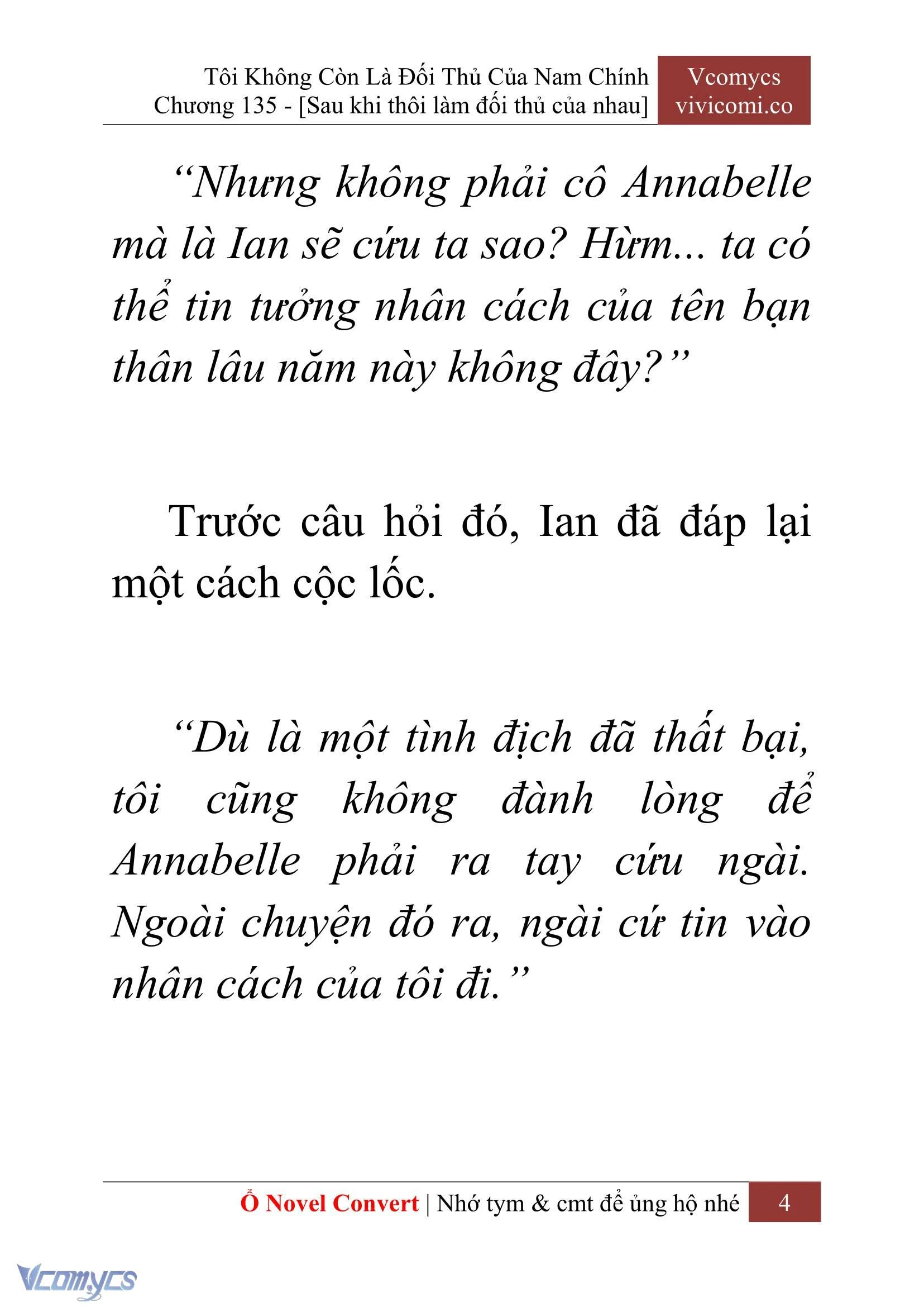 [Novel] Tôi Không Còn Là Đối Thủ Của Nam Chính Chapter  135 - 6