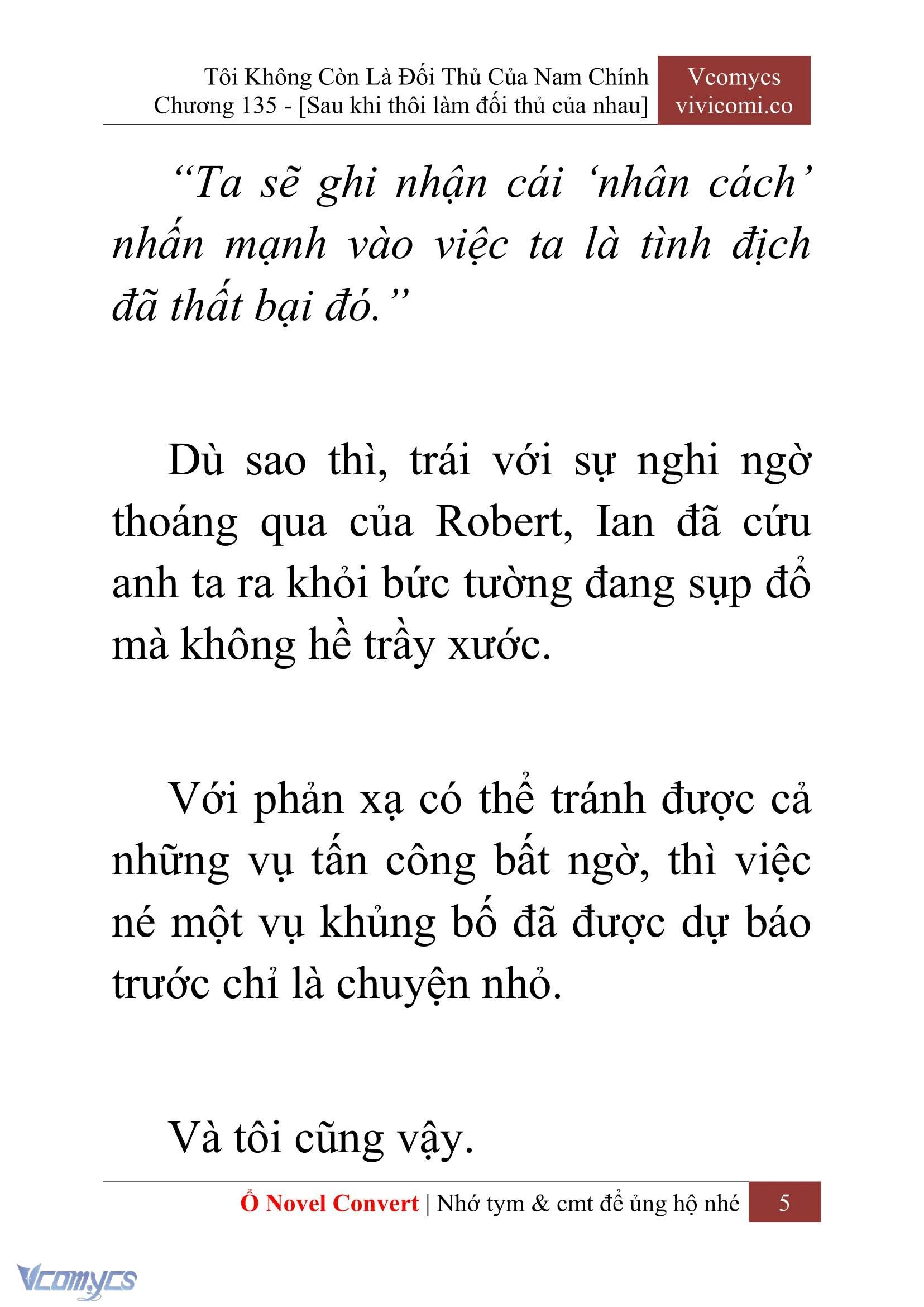 [Novel] Tôi Không Còn Là Đối Thủ Của Nam Chính Chapter  135 - 7