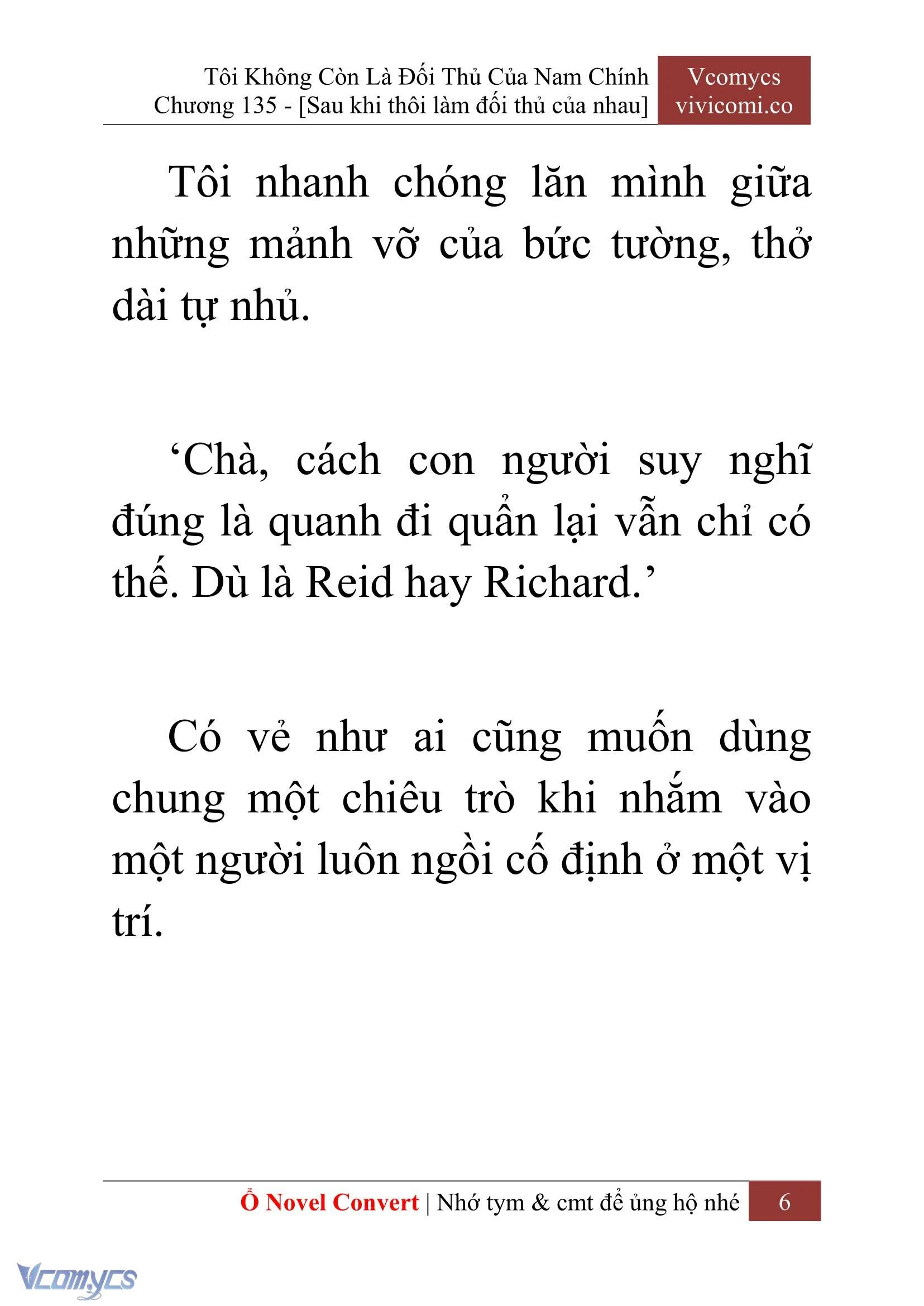 [Novel] Tôi Không Còn Là Đối Thủ Của Nam Chính Chapter  135 - 8