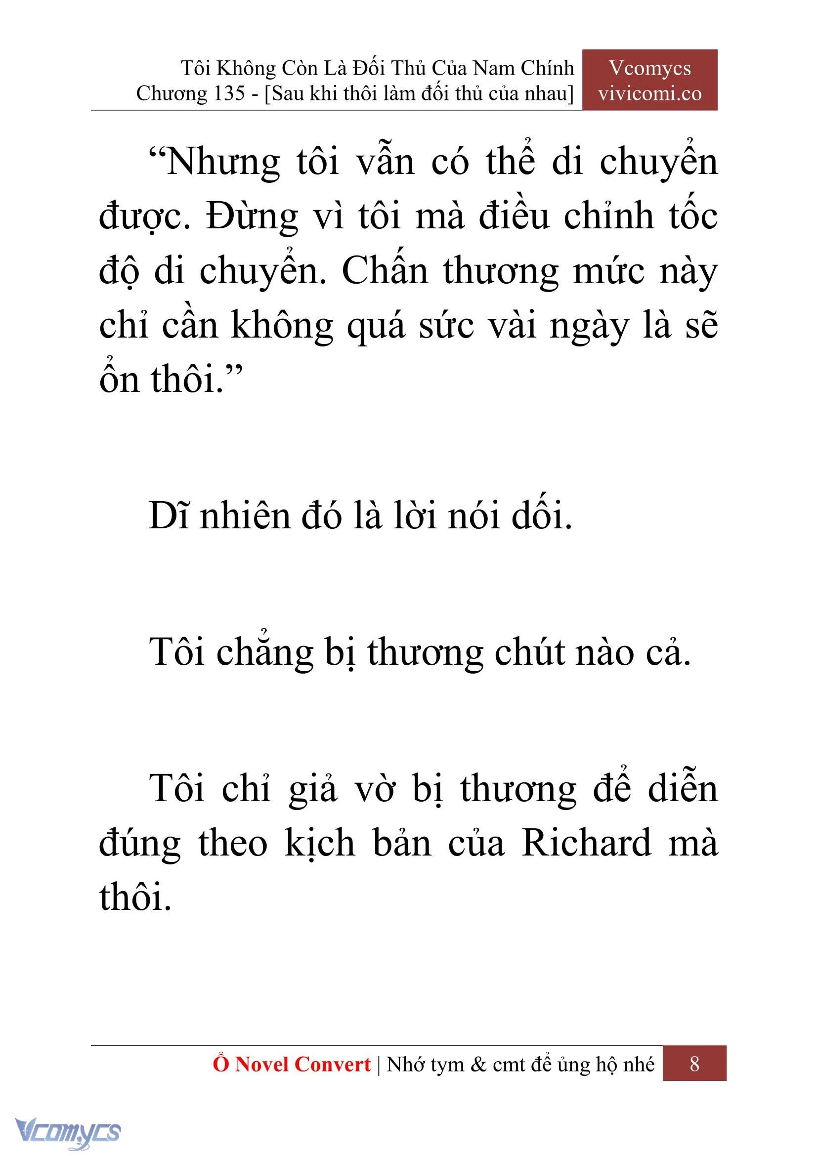 [Novel] Tôi Không Còn Là Đối Thủ Của Nam Chính Chapter  135 - 10