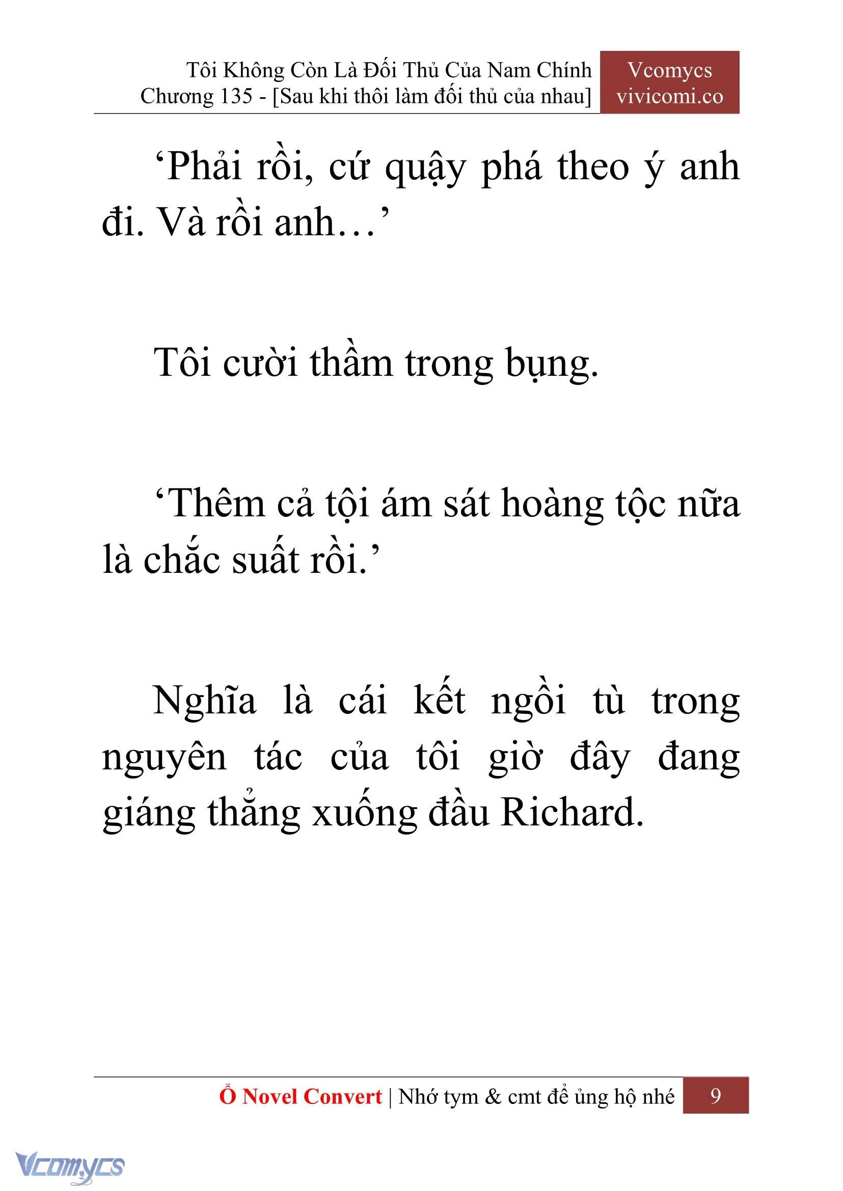 [Novel] Tôi Không Còn Là Đối Thủ Của Nam Chính Chapter  135 - 11