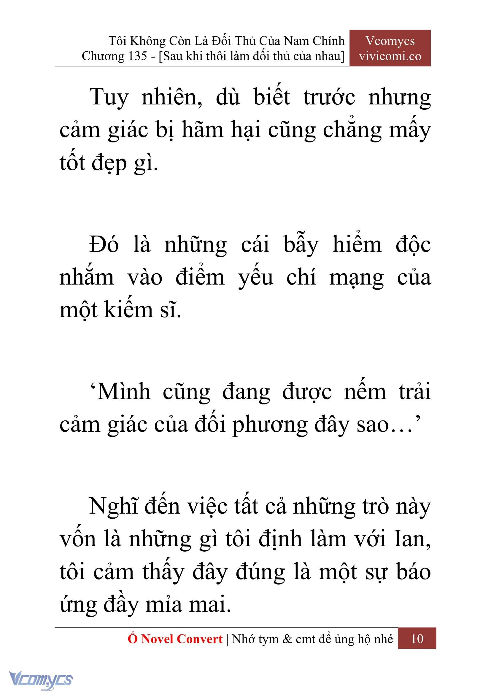 [Novel] Tôi Không Còn Là Đối Thủ Của Nam Chính Chapter  135 - 12