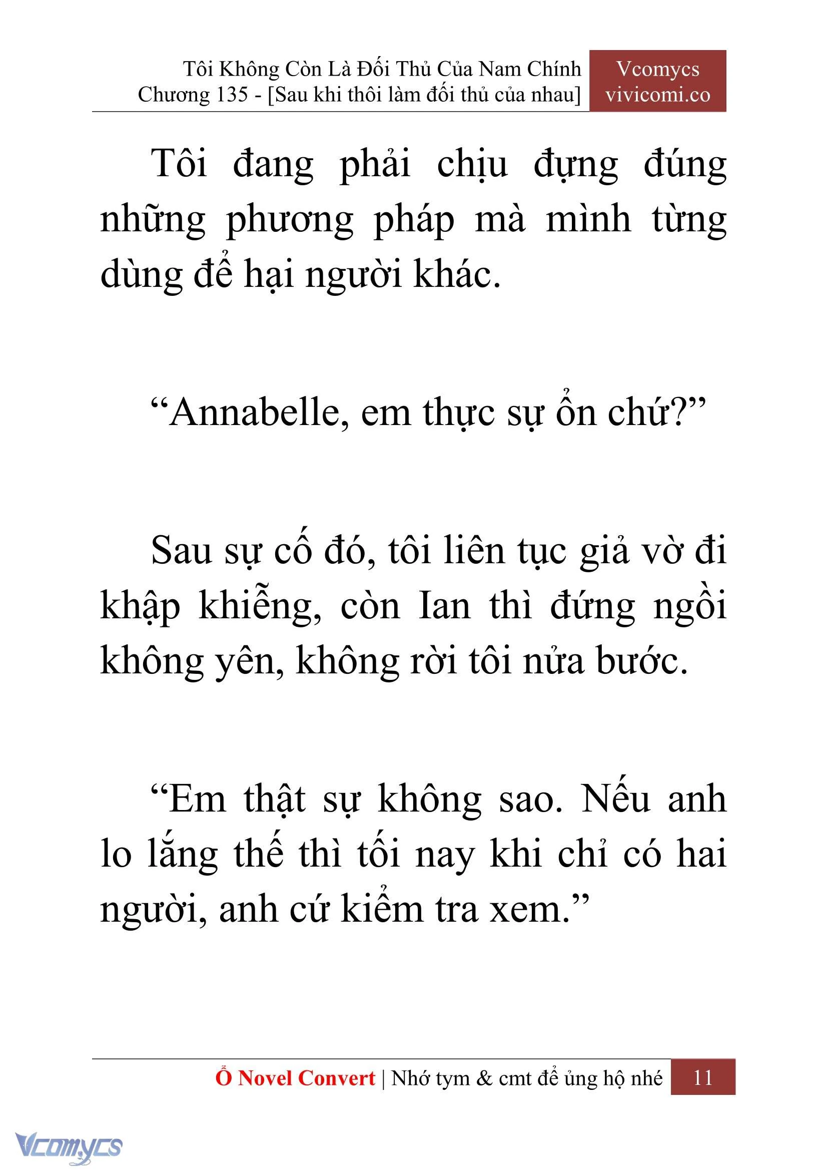 [Novel] Tôi Không Còn Là Đối Thủ Của Nam Chính Chapter  135 - 13