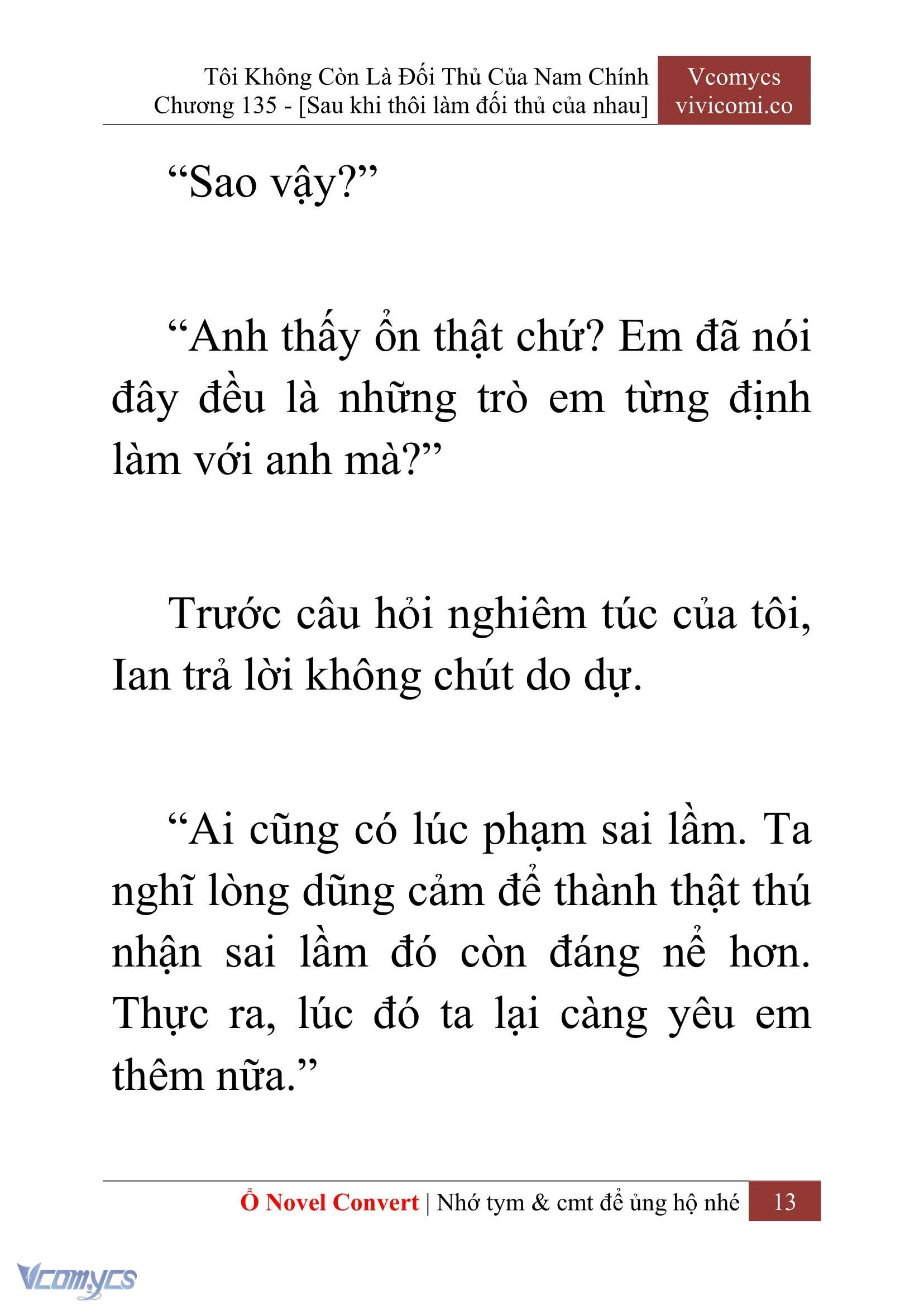 [Novel] Tôi Không Còn Là Đối Thủ Của Nam Chính Chapter  135 - 15