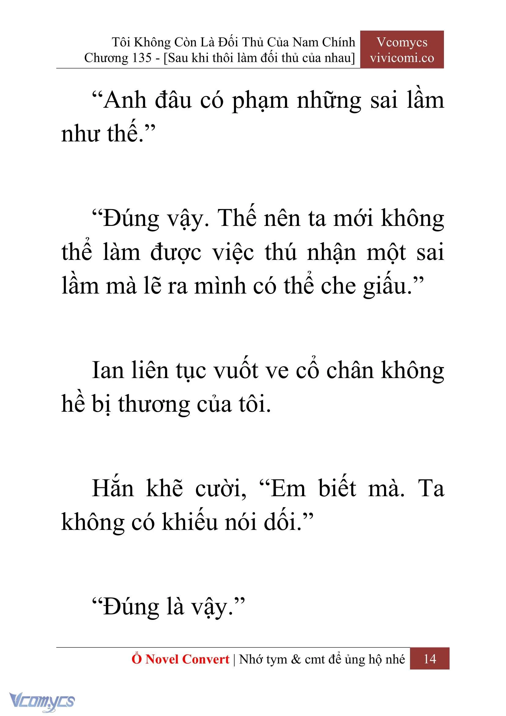 [Novel] Tôi Không Còn Là Đối Thủ Của Nam Chính Chapter  135 - 16