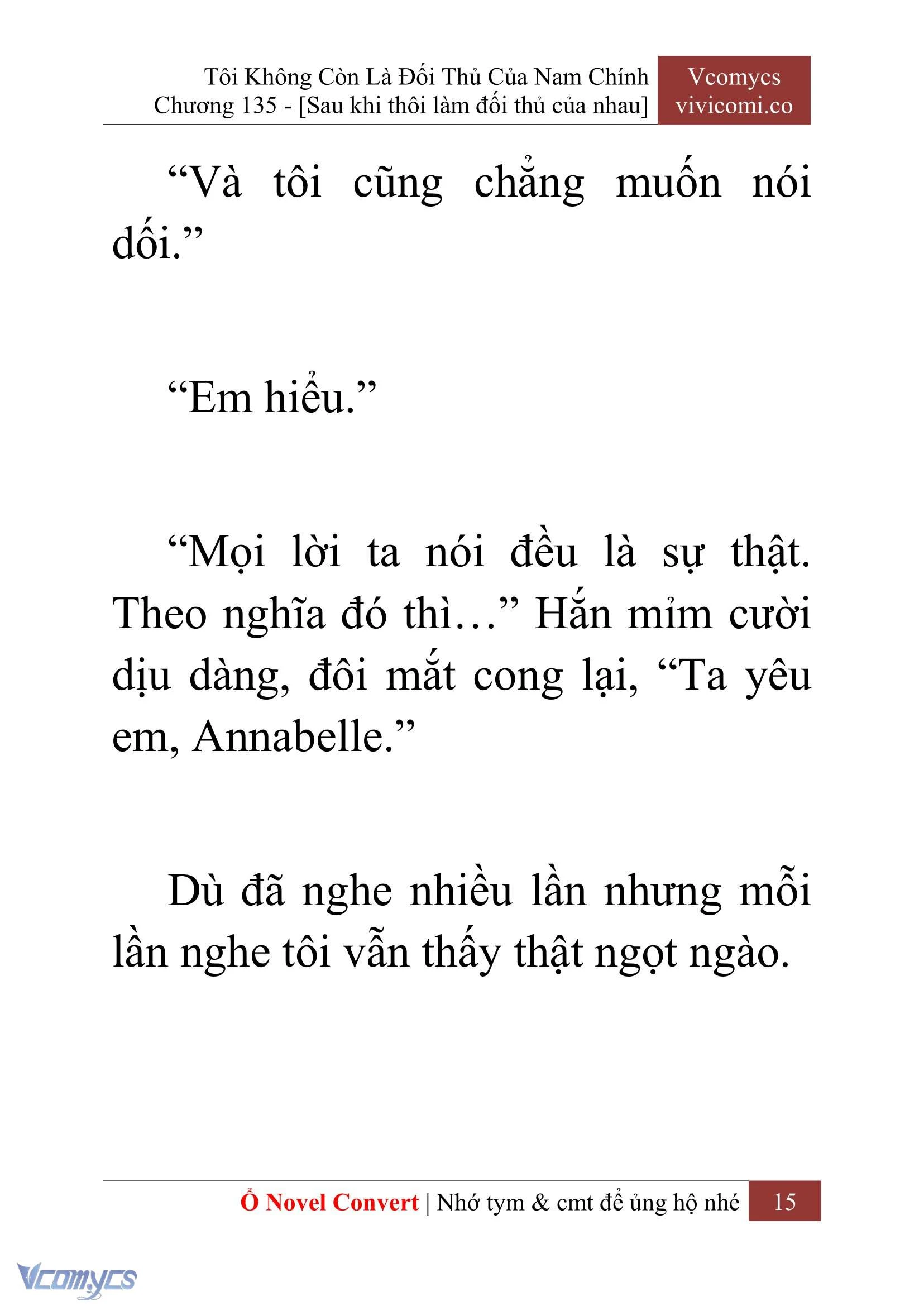 [Novel] Tôi Không Còn Là Đối Thủ Của Nam Chính Chapter  135 - 17