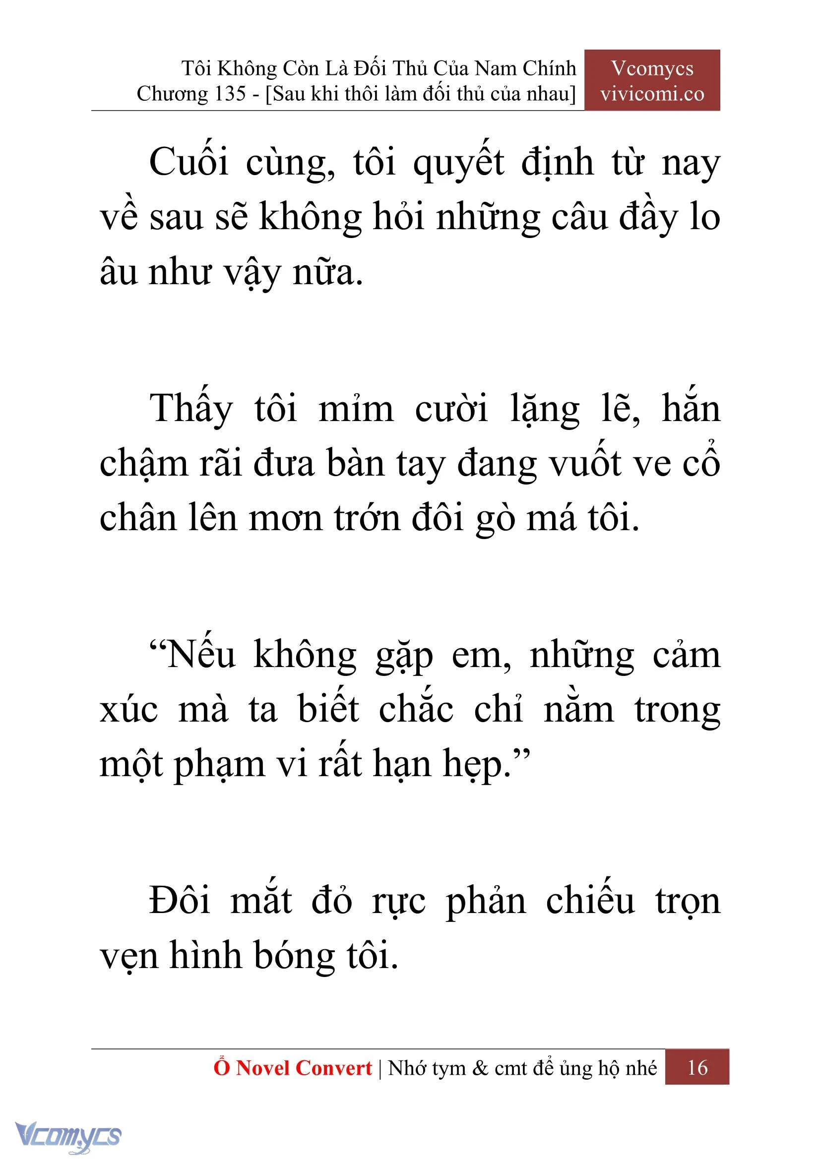 [Novel] Tôi Không Còn Là Đối Thủ Của Nam Chính Chapter  135 - 18