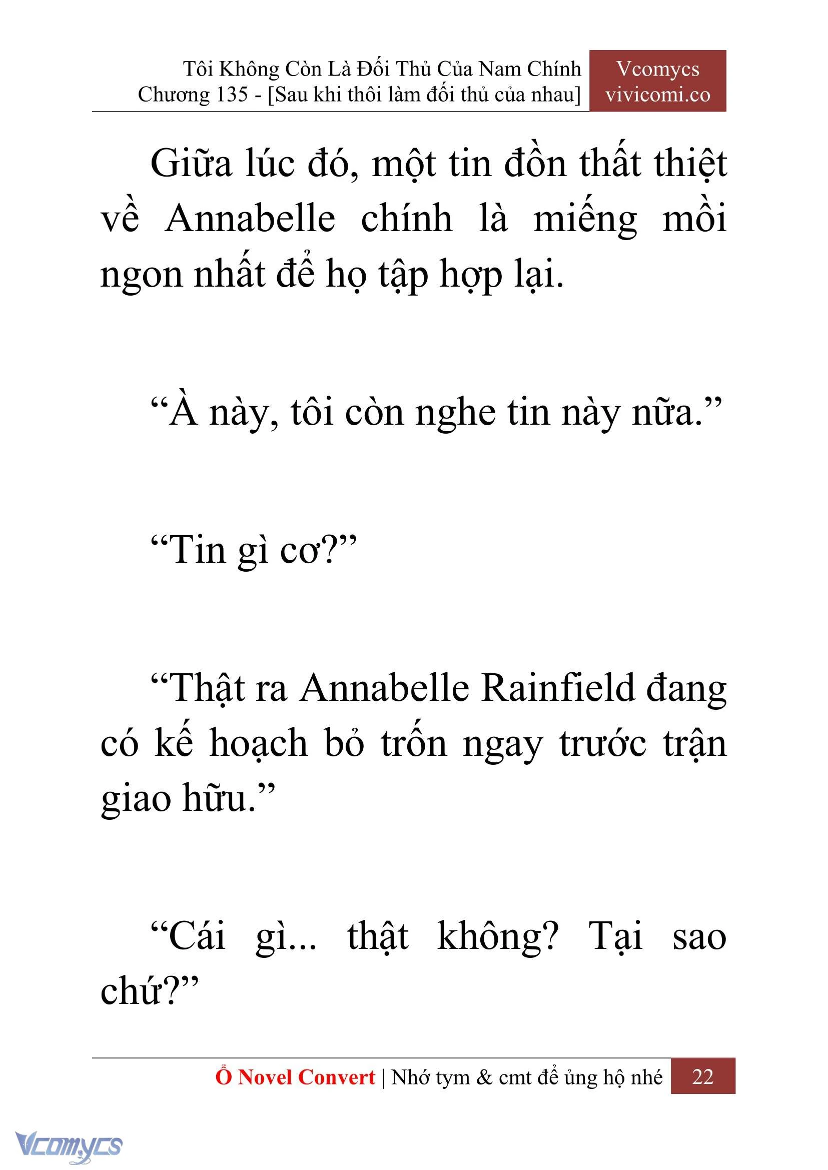 [Novel] Tôi Không Còn Là Đối Thủ Của Nam Chính Chapter  135 - 24