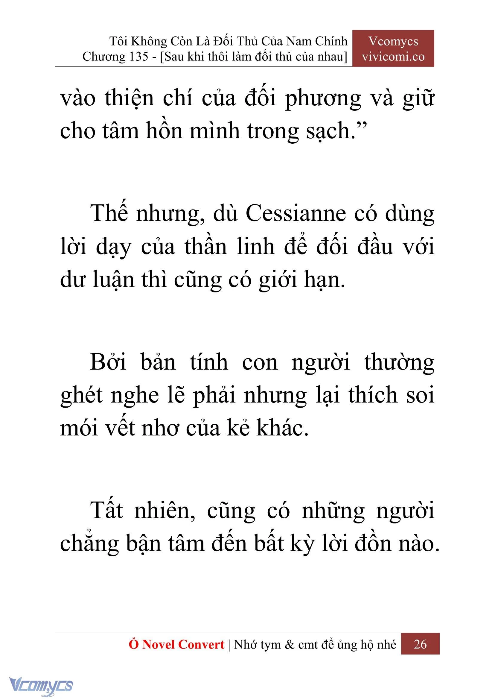 [Novel] Tôi Không Còn Là Đối Thủ Của Nam Chính Chapter  135 - 28